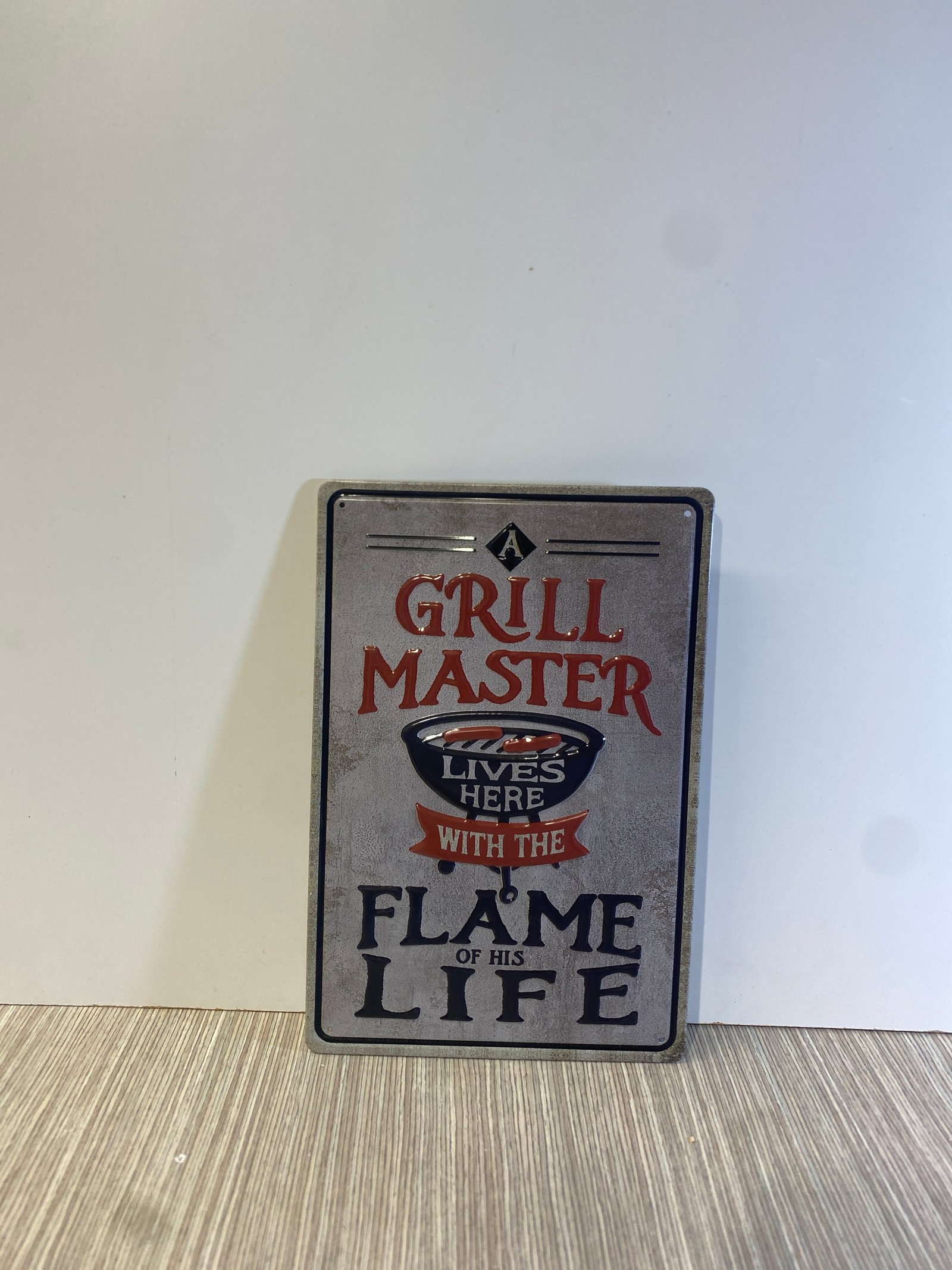 Placa Metalica Grill Master