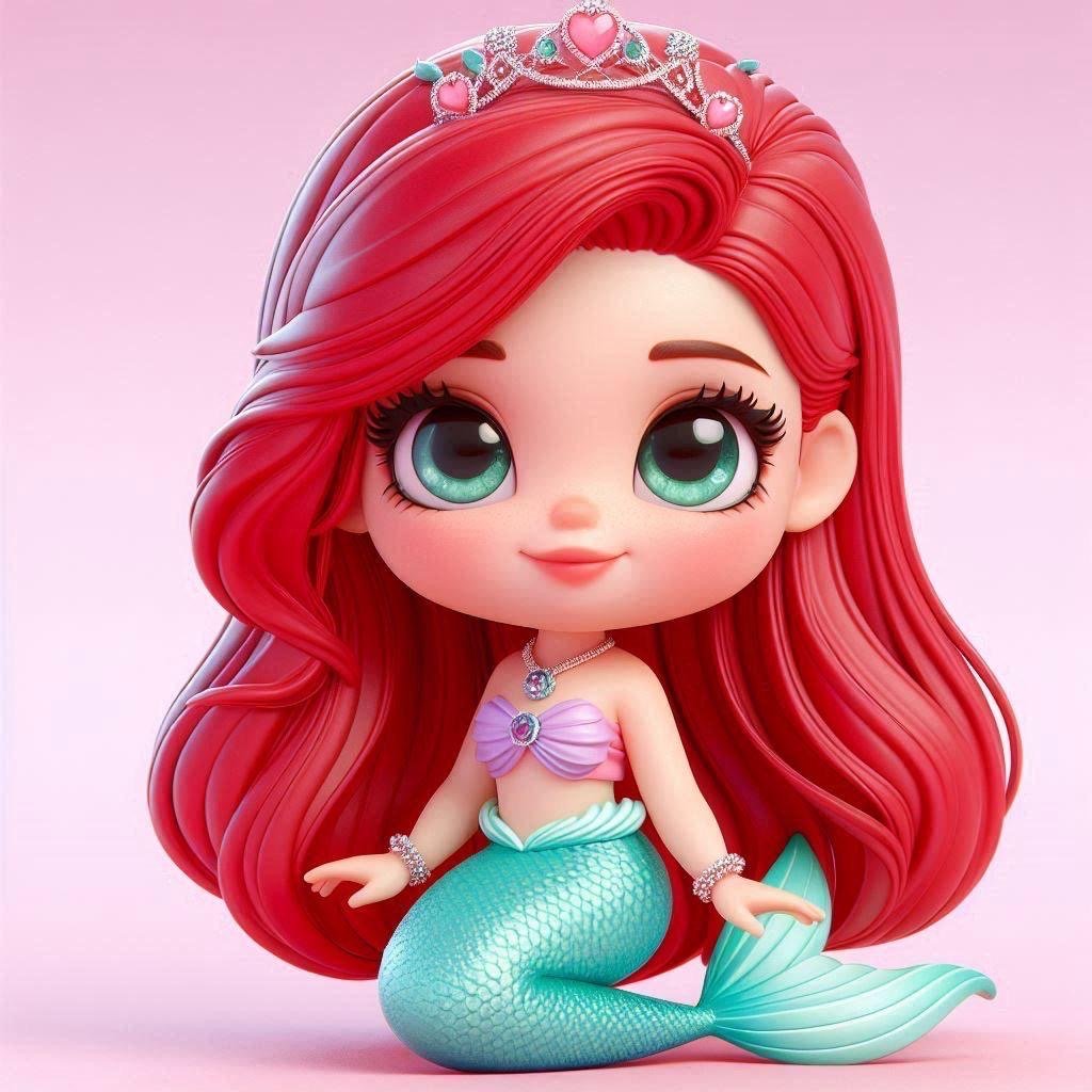 Sirenita Mdf Bebe