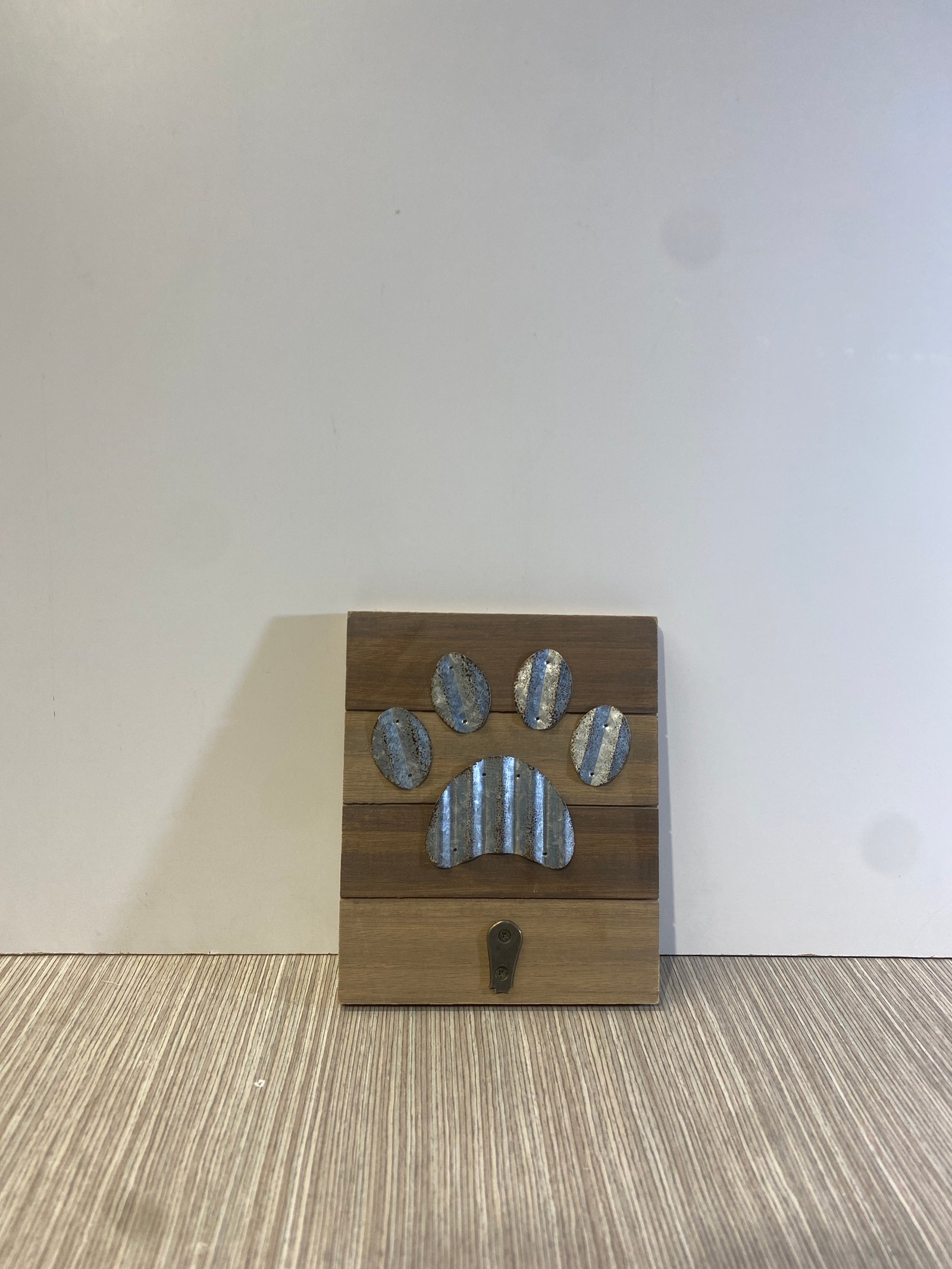 Decorativo Madera Huella Plateada