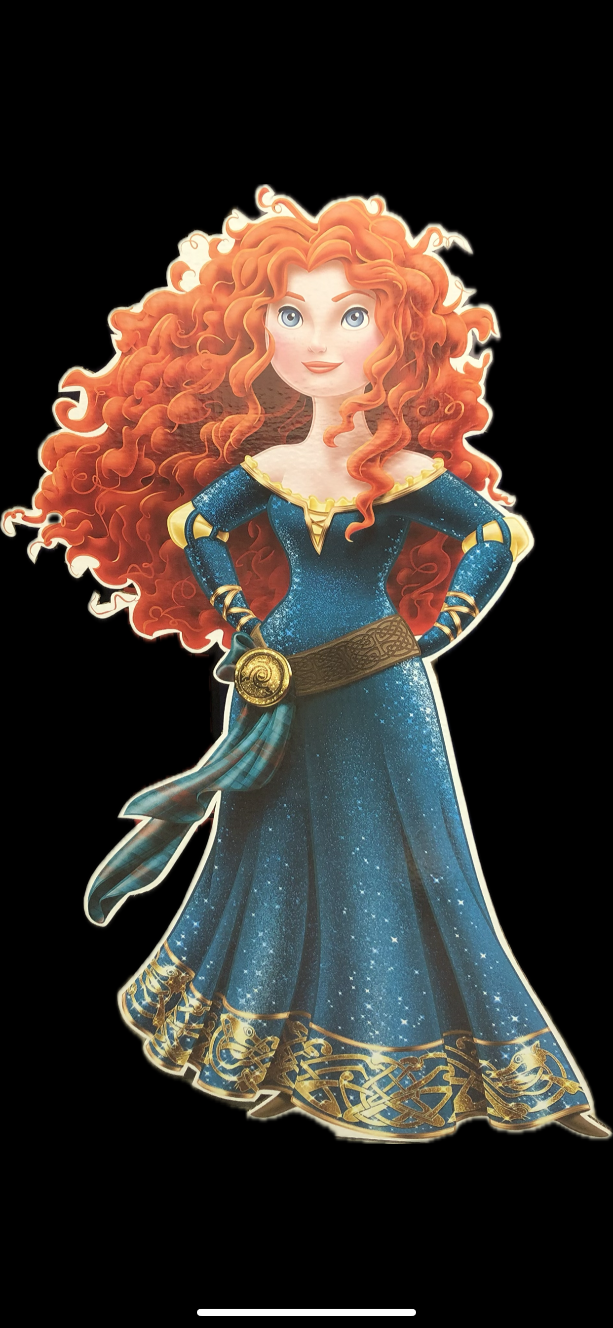 Princesa Valiente Carton 1Metro