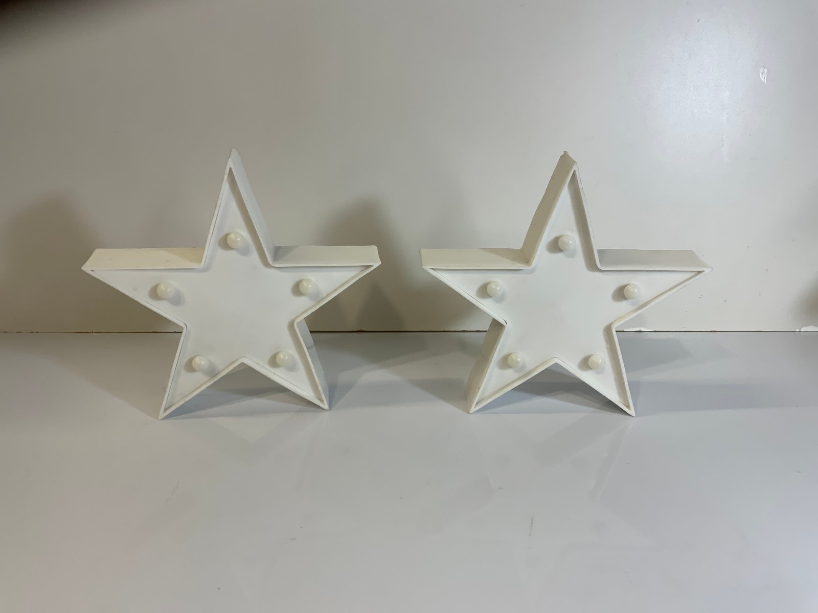 Estrella Blanca Pequeña Con Luz