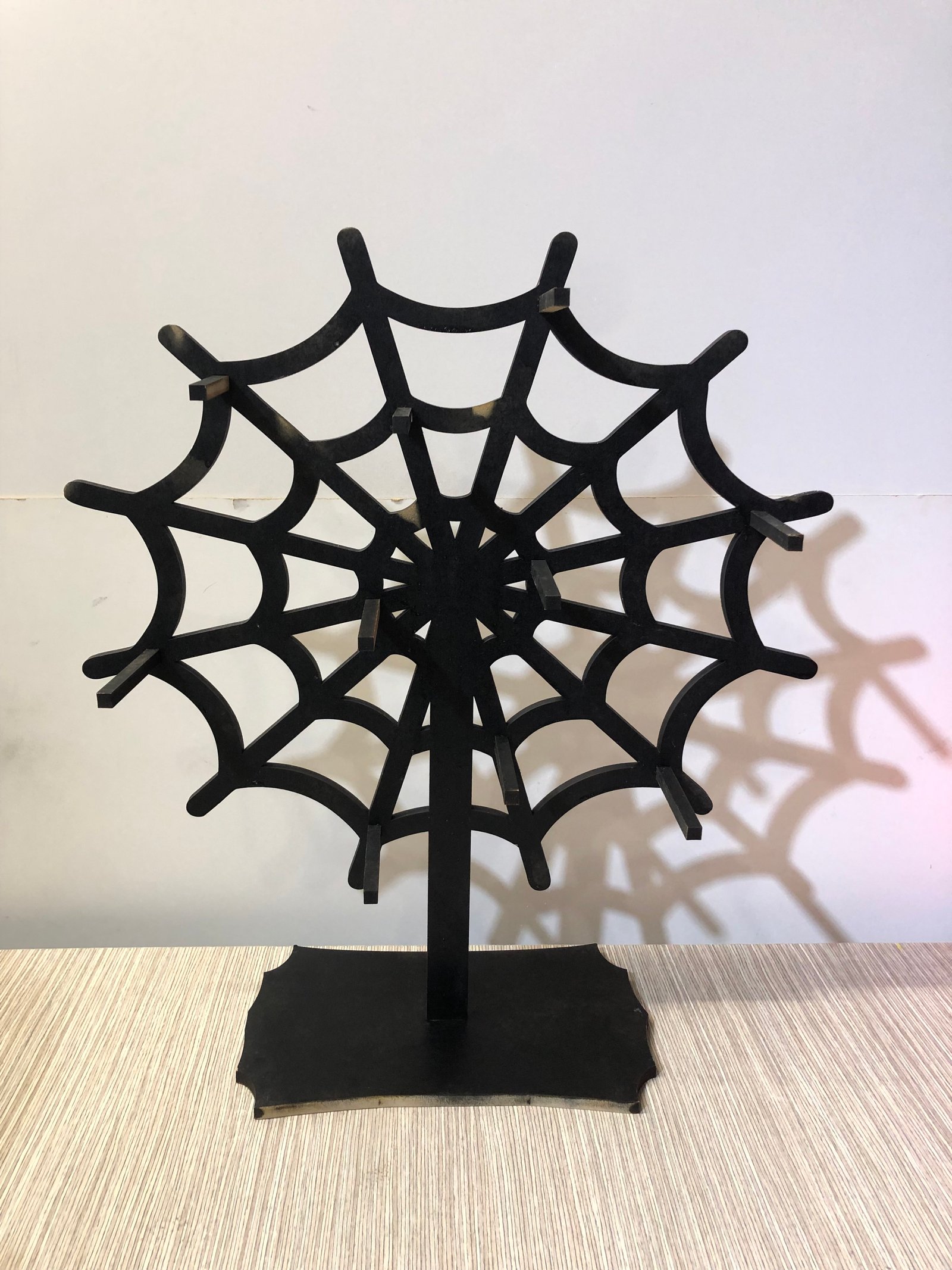 Telaraña Donas Mdf Negra