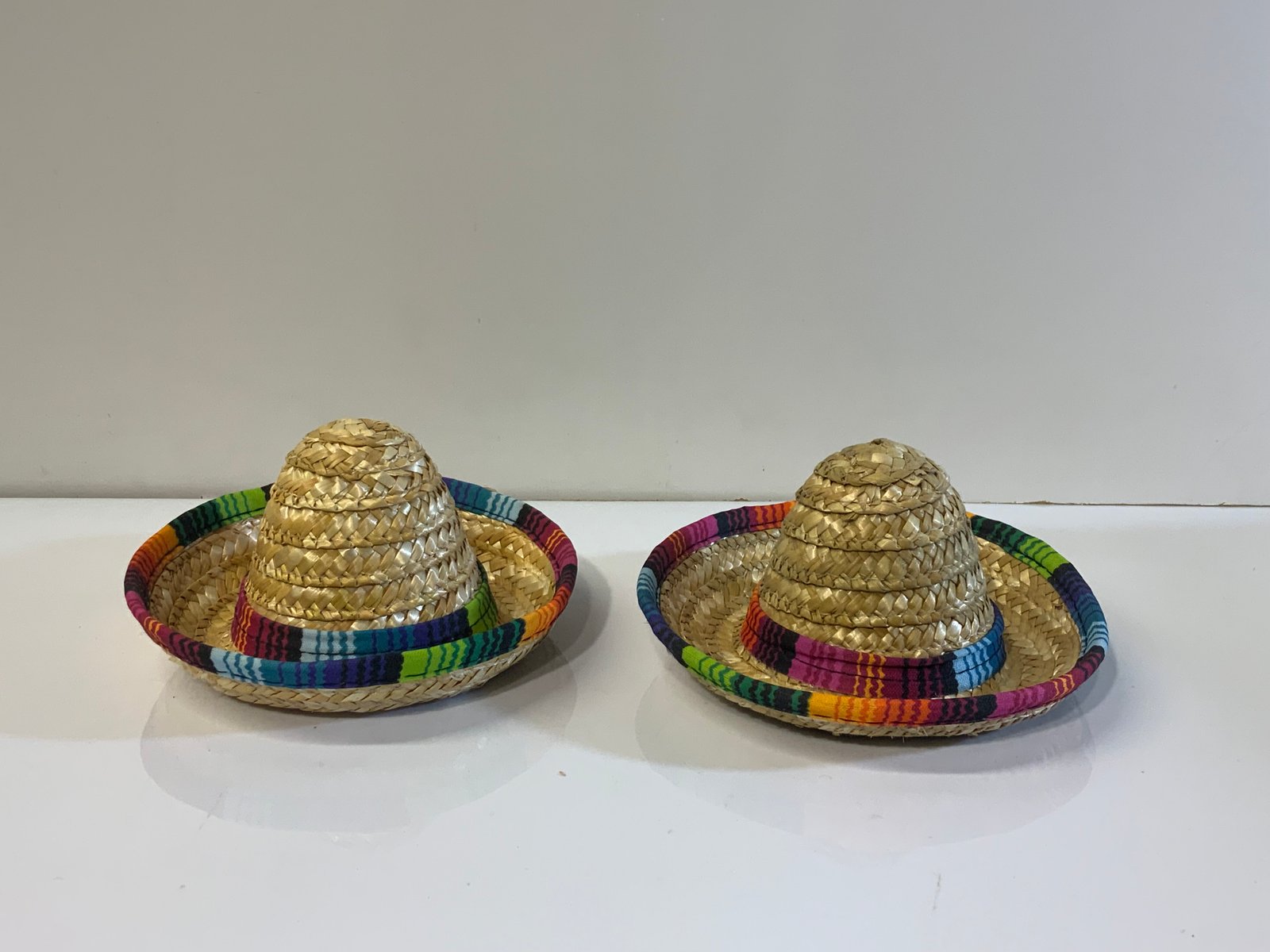 Sombrero Mexicano Borde Colores Pequeño