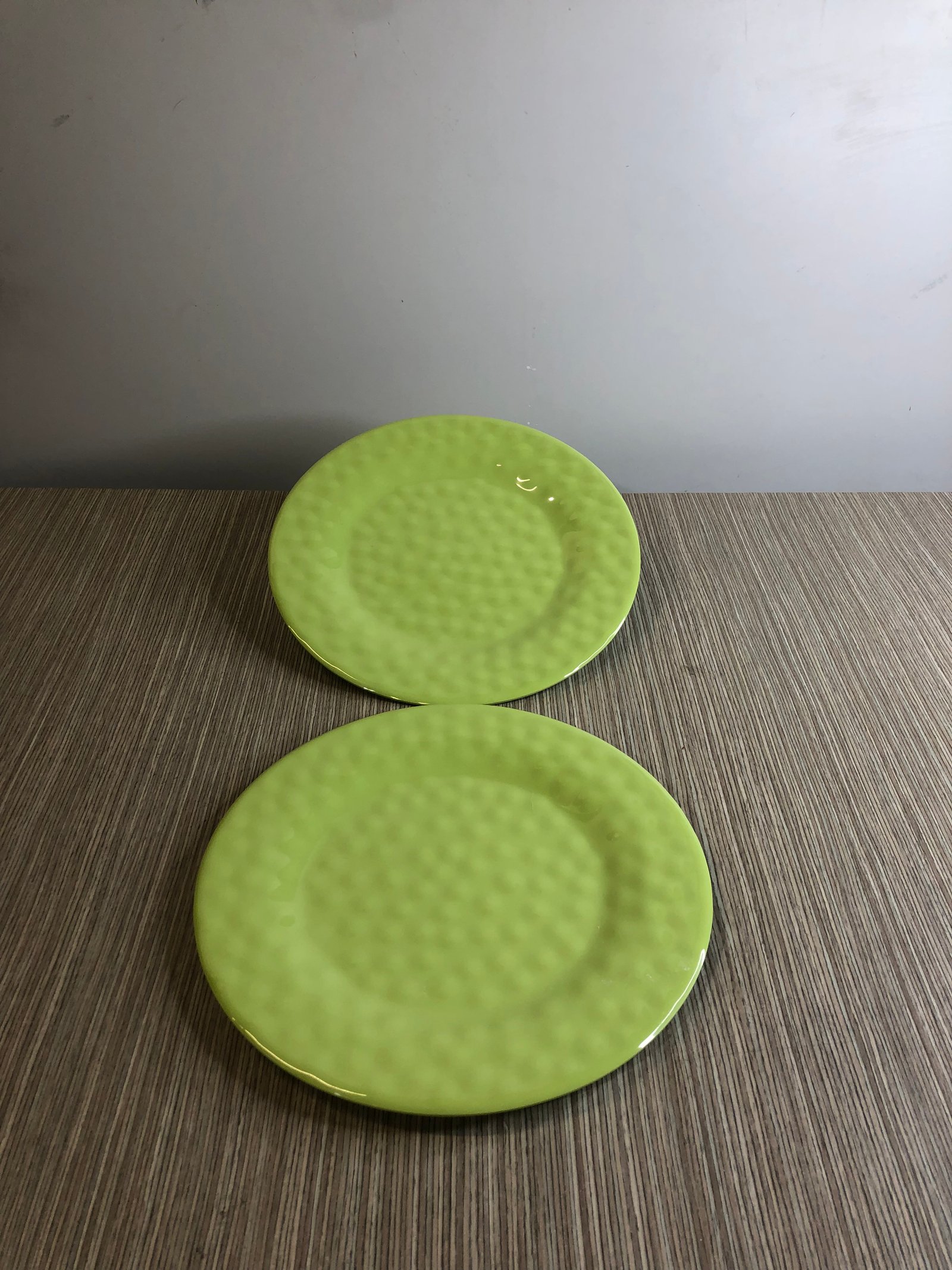 Plato Redondo Verde Pasta