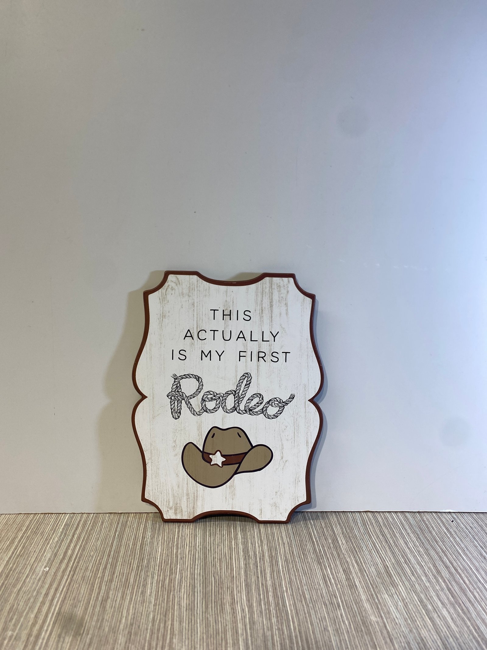 Placa Madera Rodeo