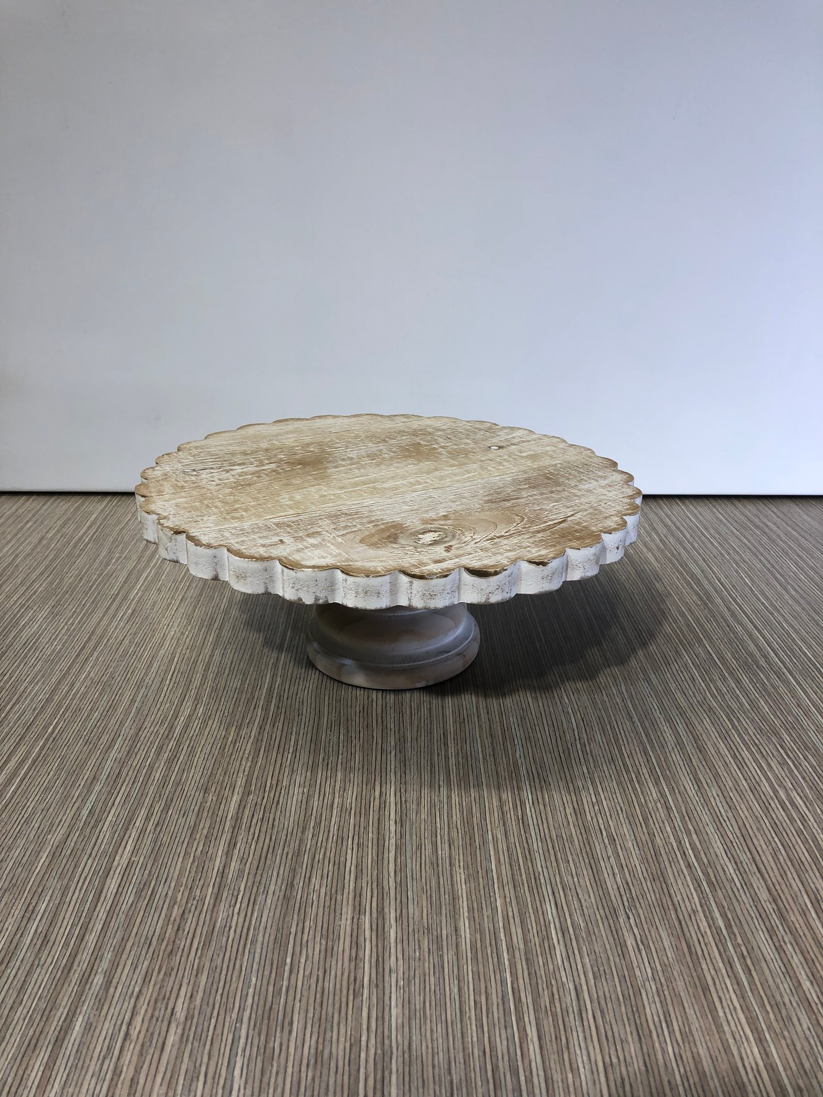Tortera Madera Decape Forma Flor