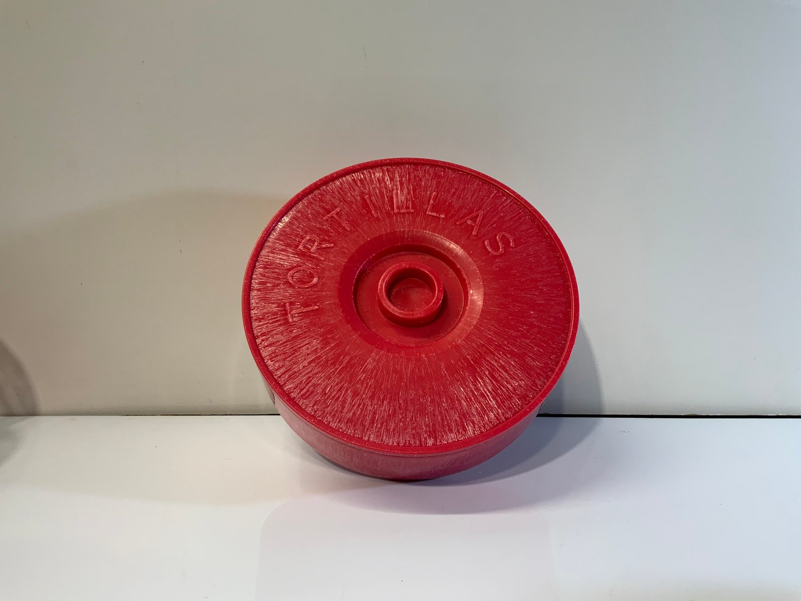 Recipiente Acrilico Rojo Para Tortillas
