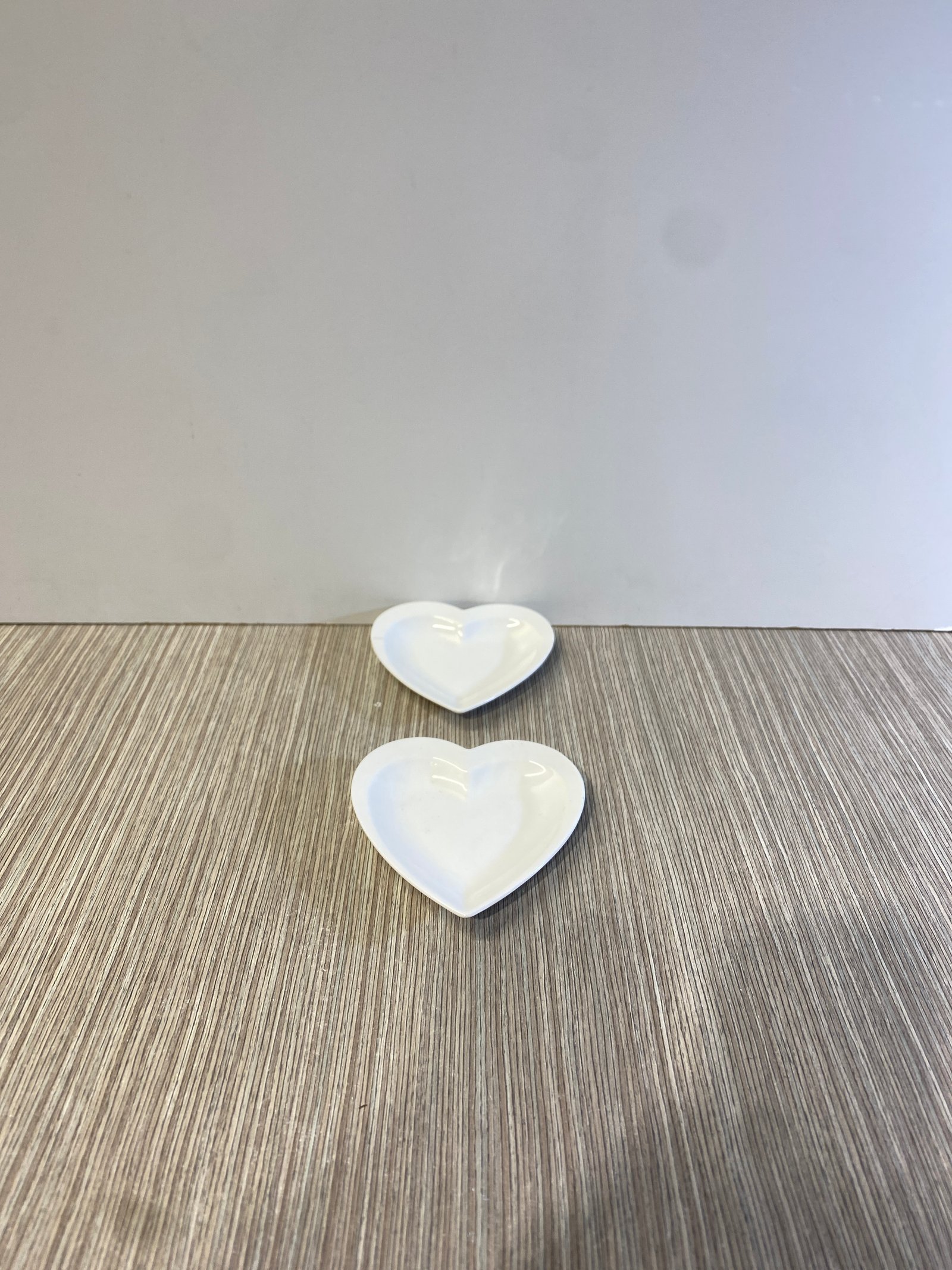 Bandeja Corazon Blanco Ceramica Pequeño