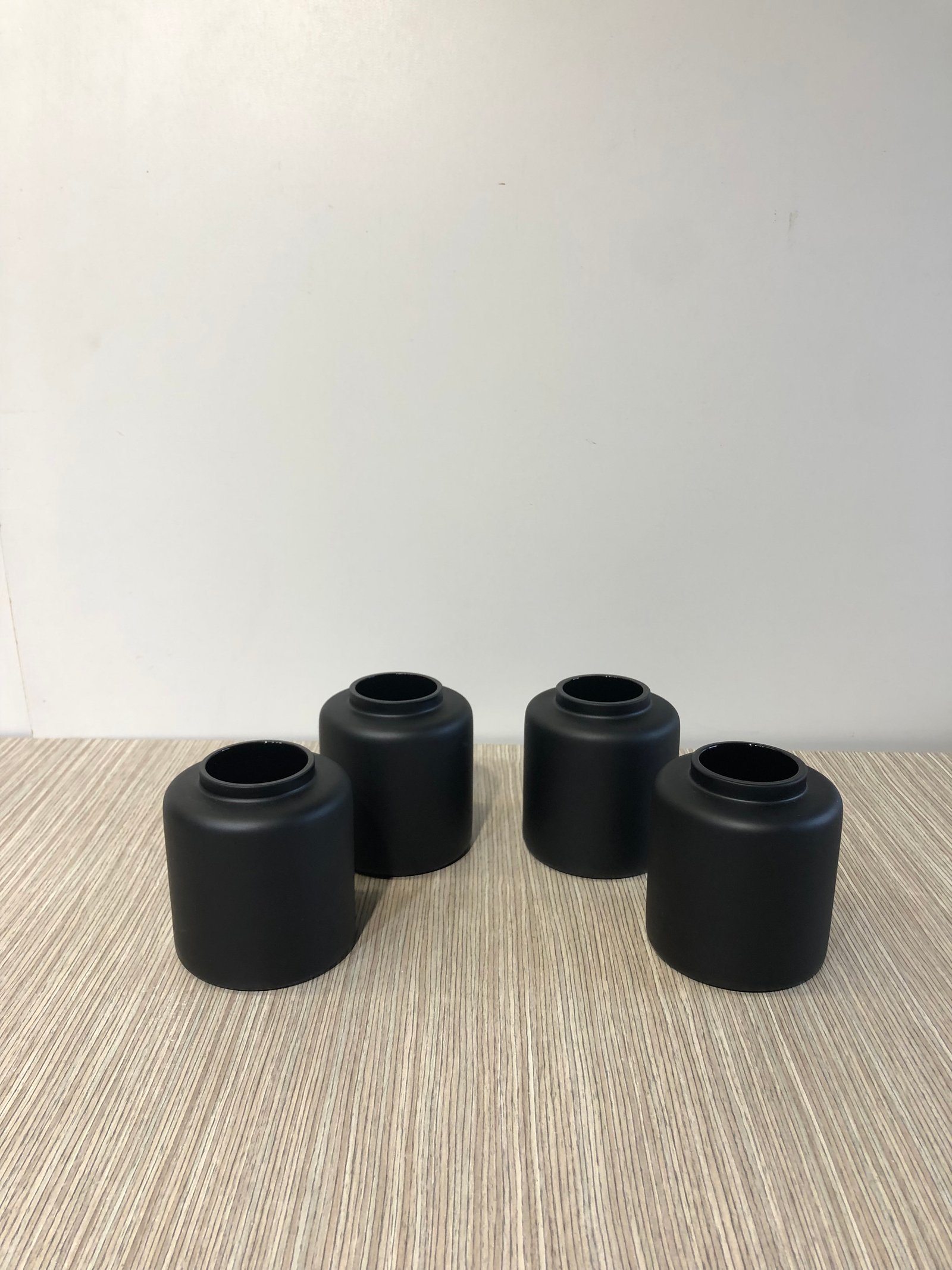 Jarron Mini Negro Redondito