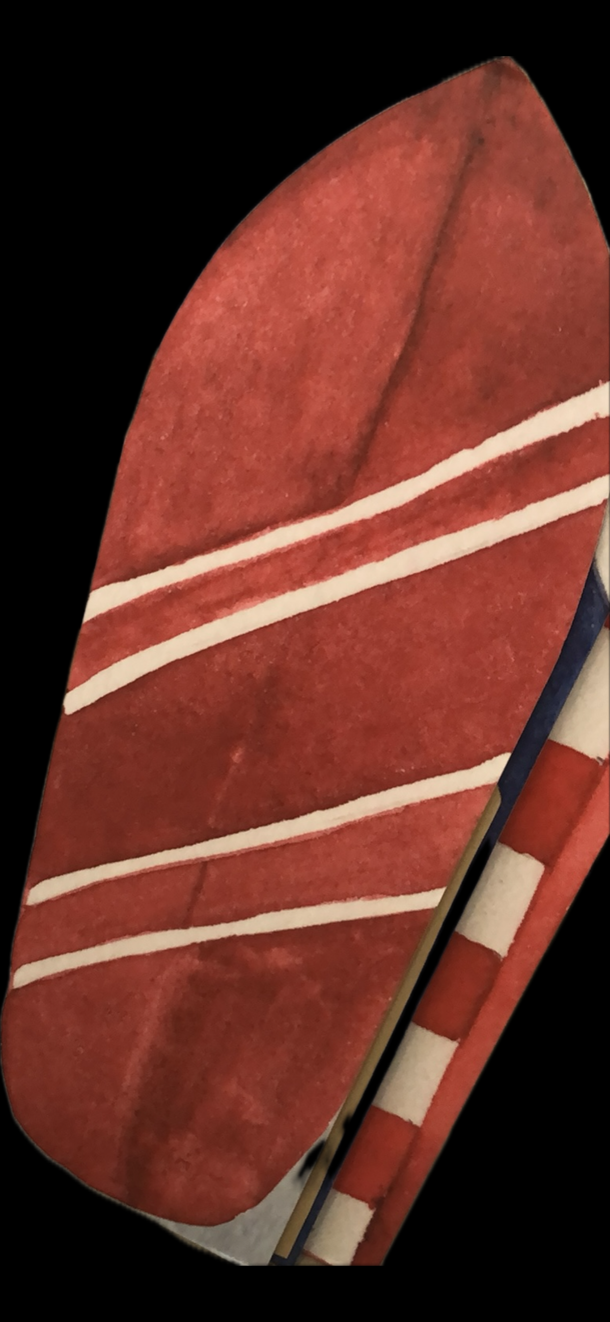 Tabla Carton Surf Roja Y Blanca