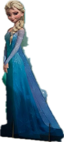 Elsa Frozen Mdf Para Suelo