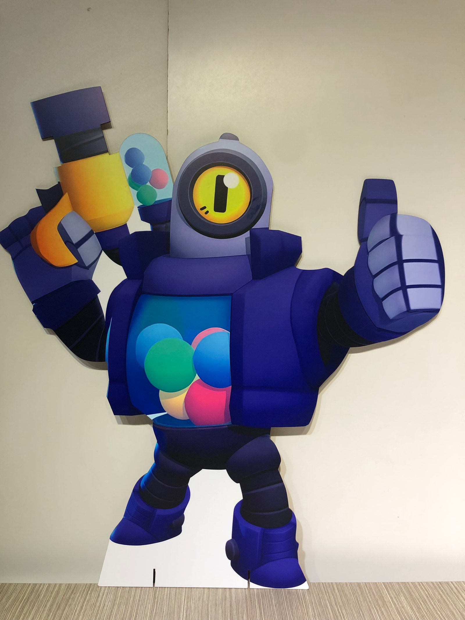 Muñeco Azul Brawl Stars Mdf