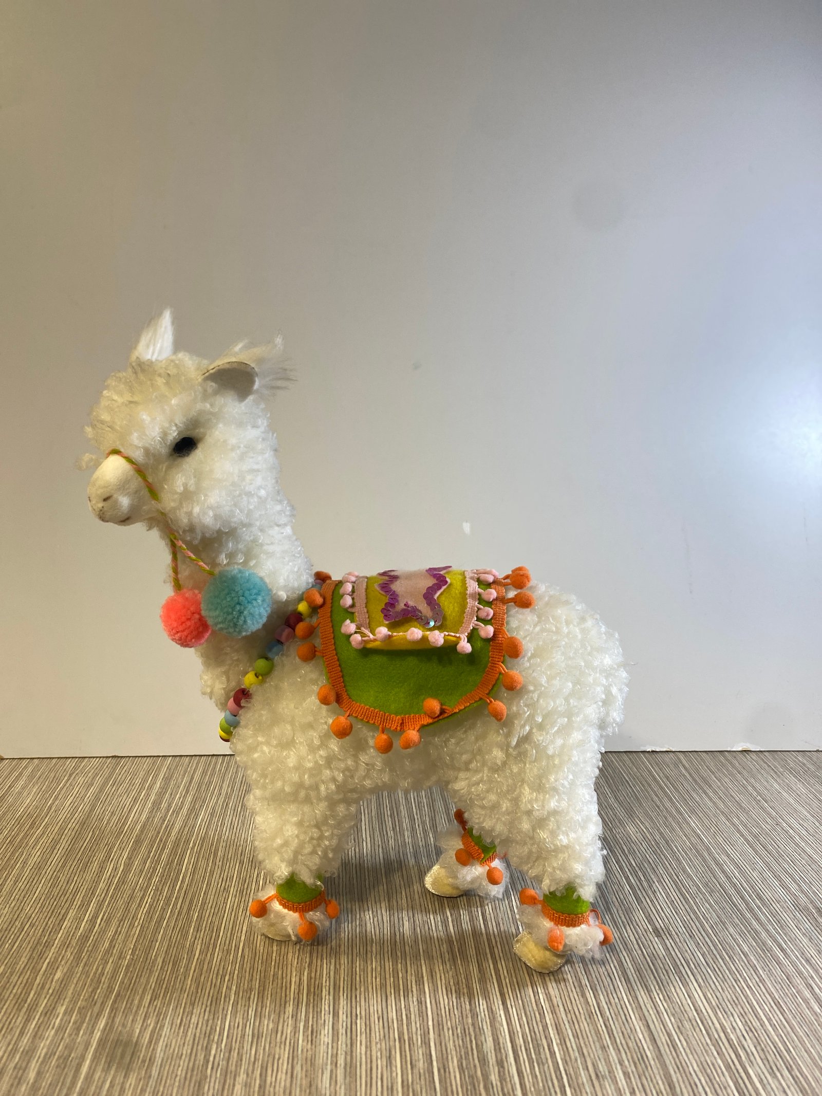 Llama Peluche Colorida Grande