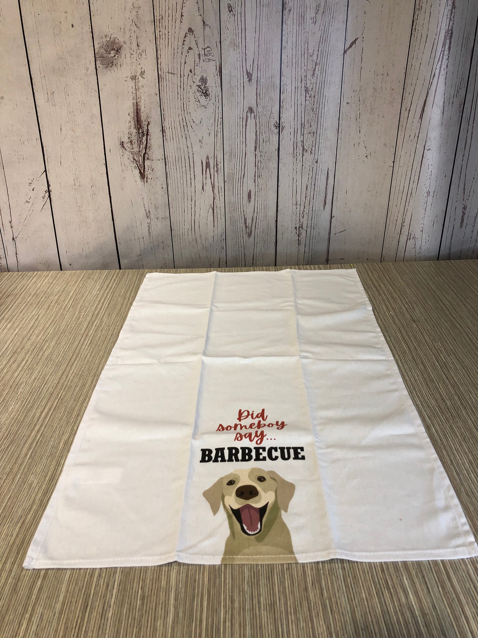 Individual Tela Barbecue Y Perro