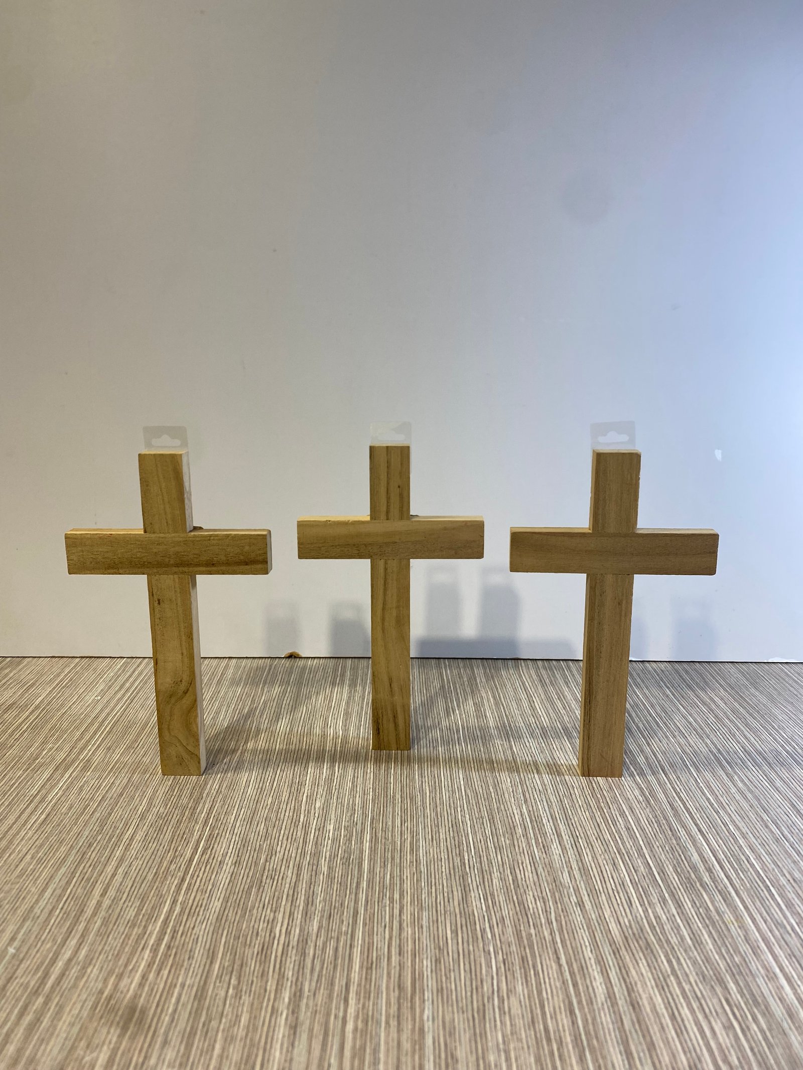 Cruz Madera Sencilla Para Colgar