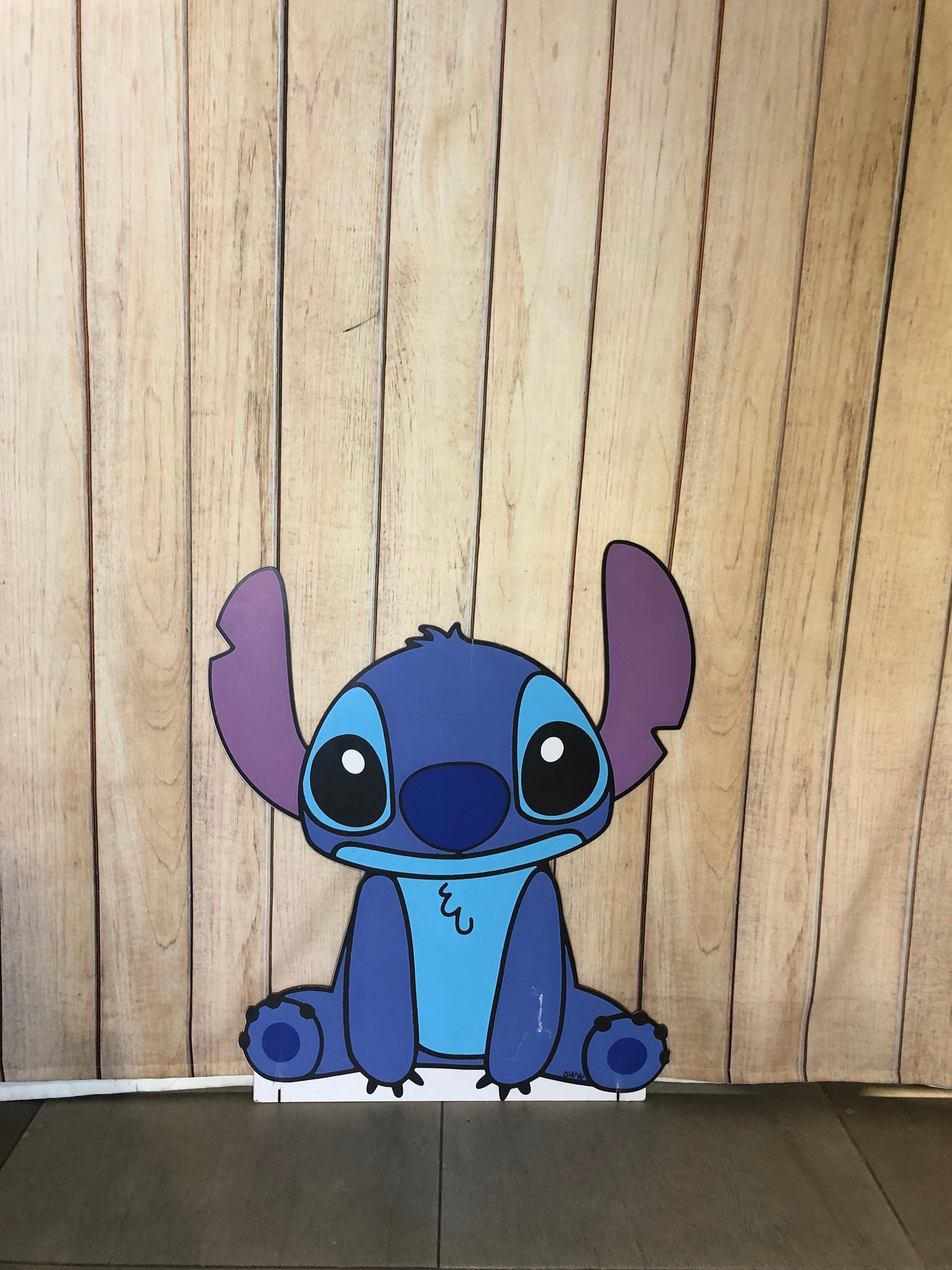 Stitch Mdf Azul 80Cm