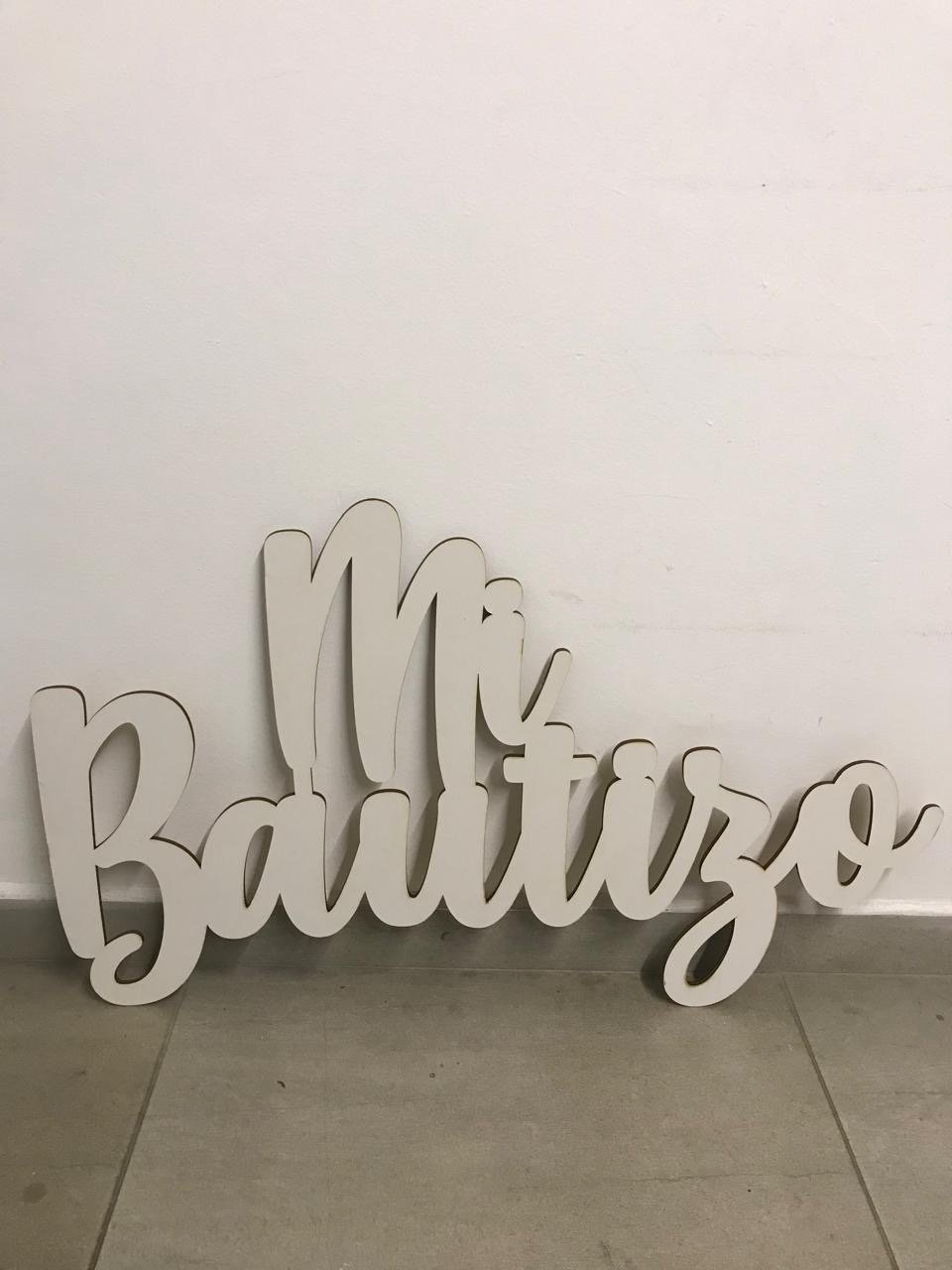 Mi Bautizo Blanco 70Cm