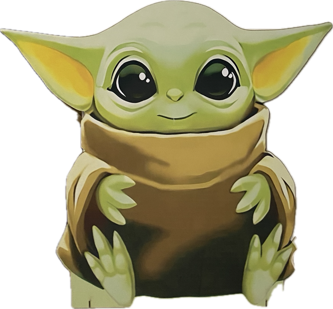 Baby Yoda Mdf Star Wars