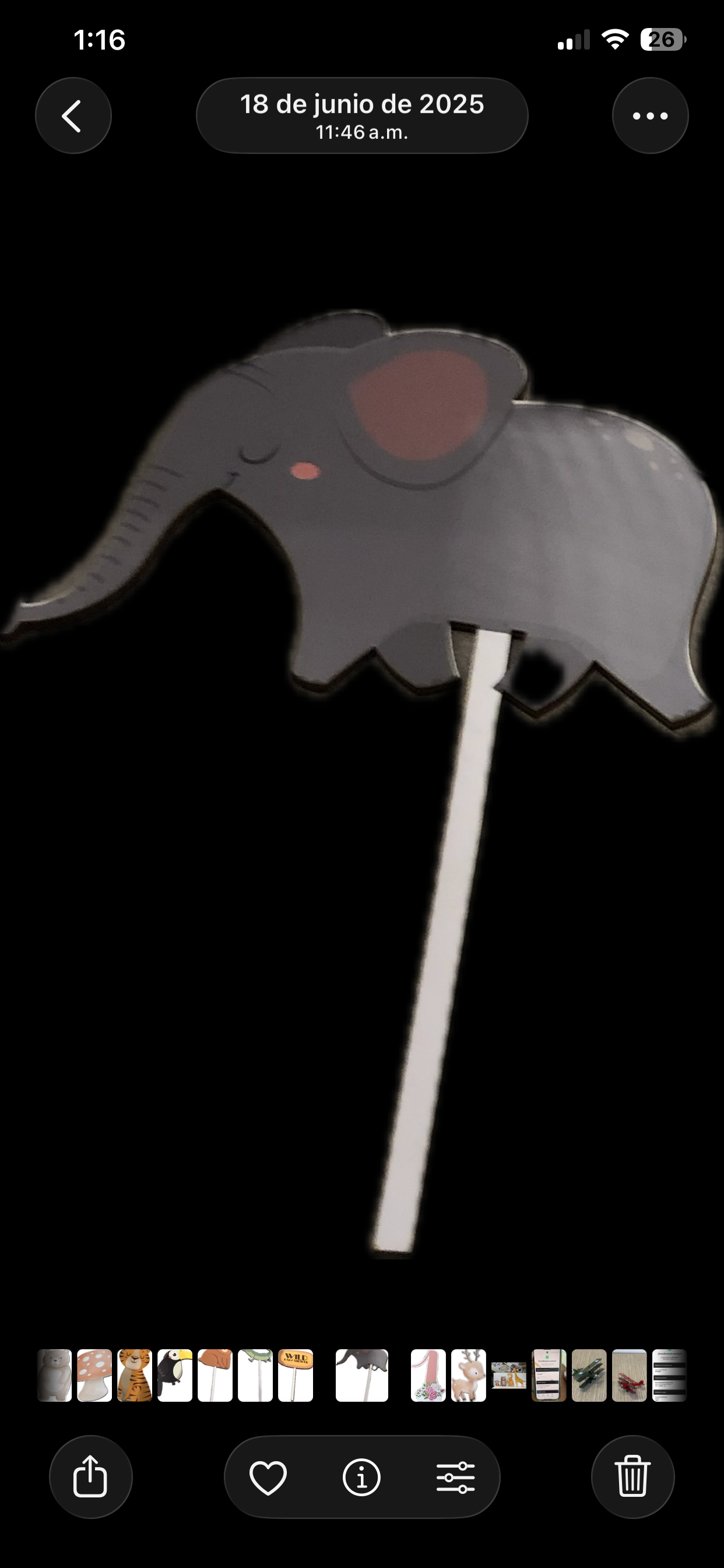 Pincho Elefante Mdf