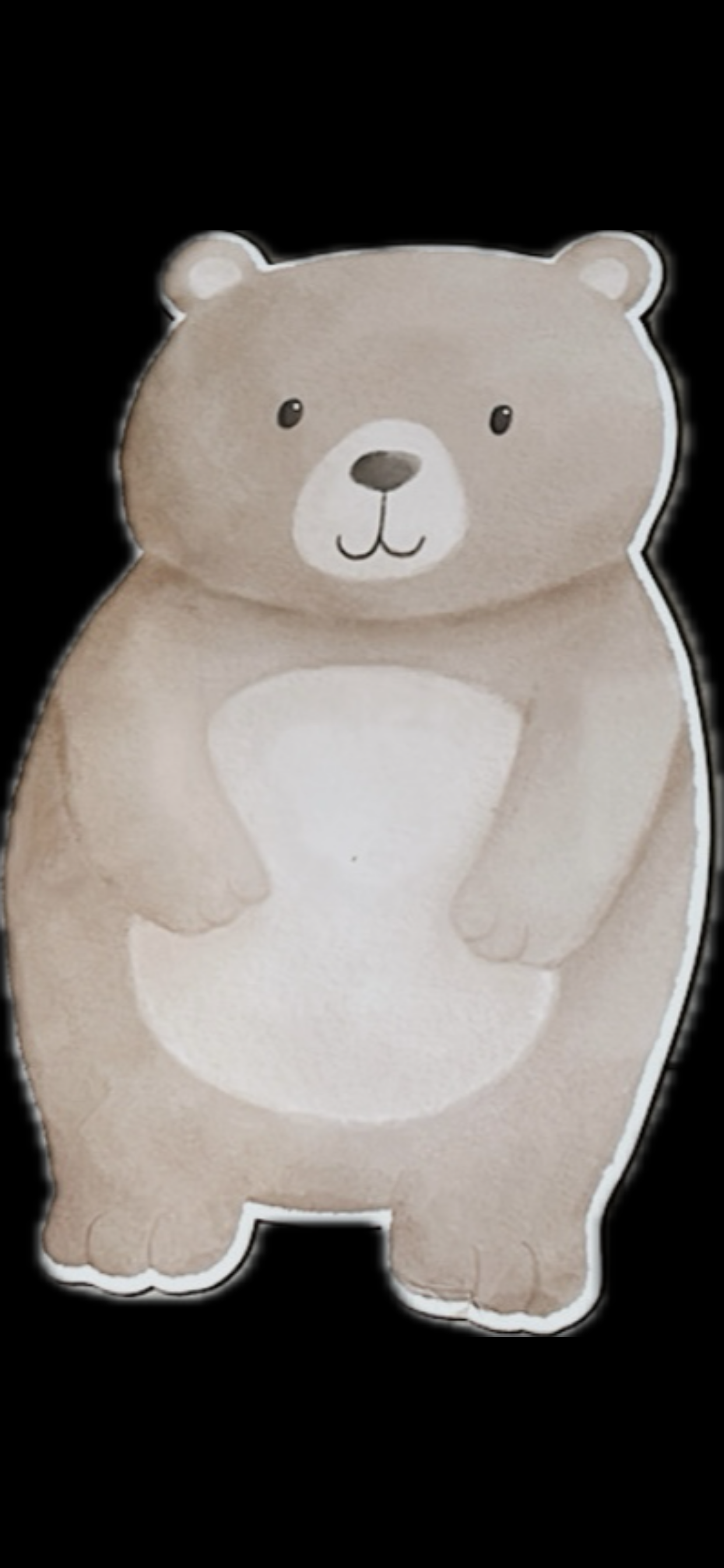Oso Mediano Mdf (Animalito Del Bosque)