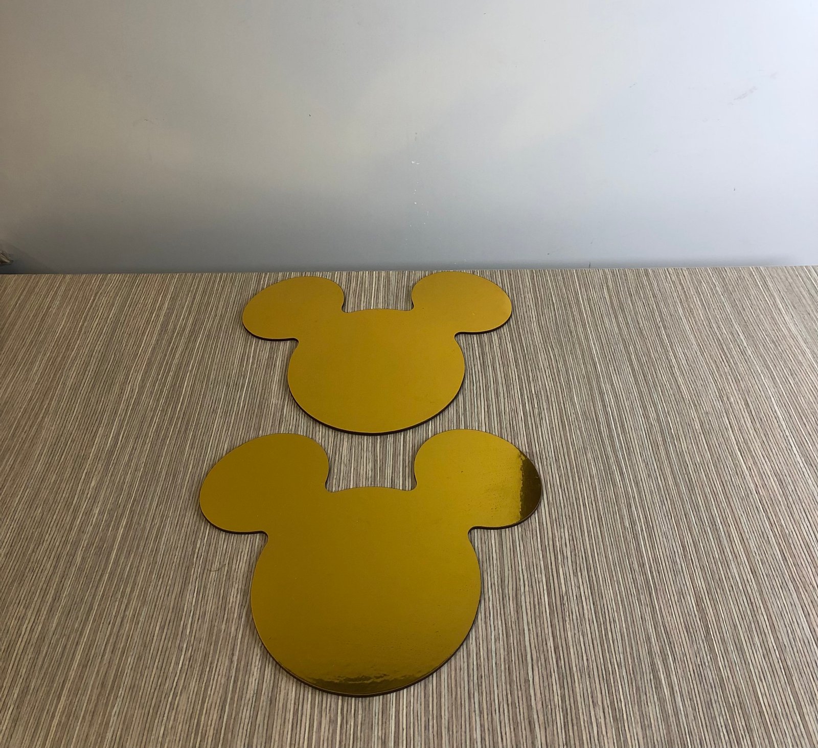 Cara Minnie Dorada Mdf