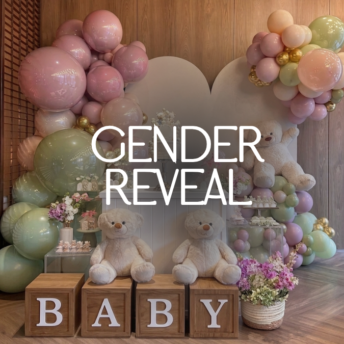 Gender Reveal y Baby Shower