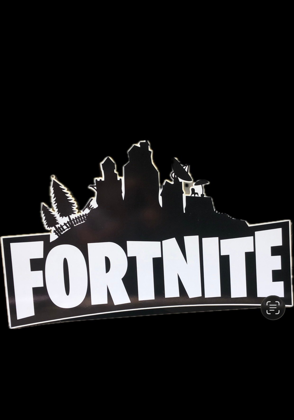 Letrero Fortnite Mdf 80Cm