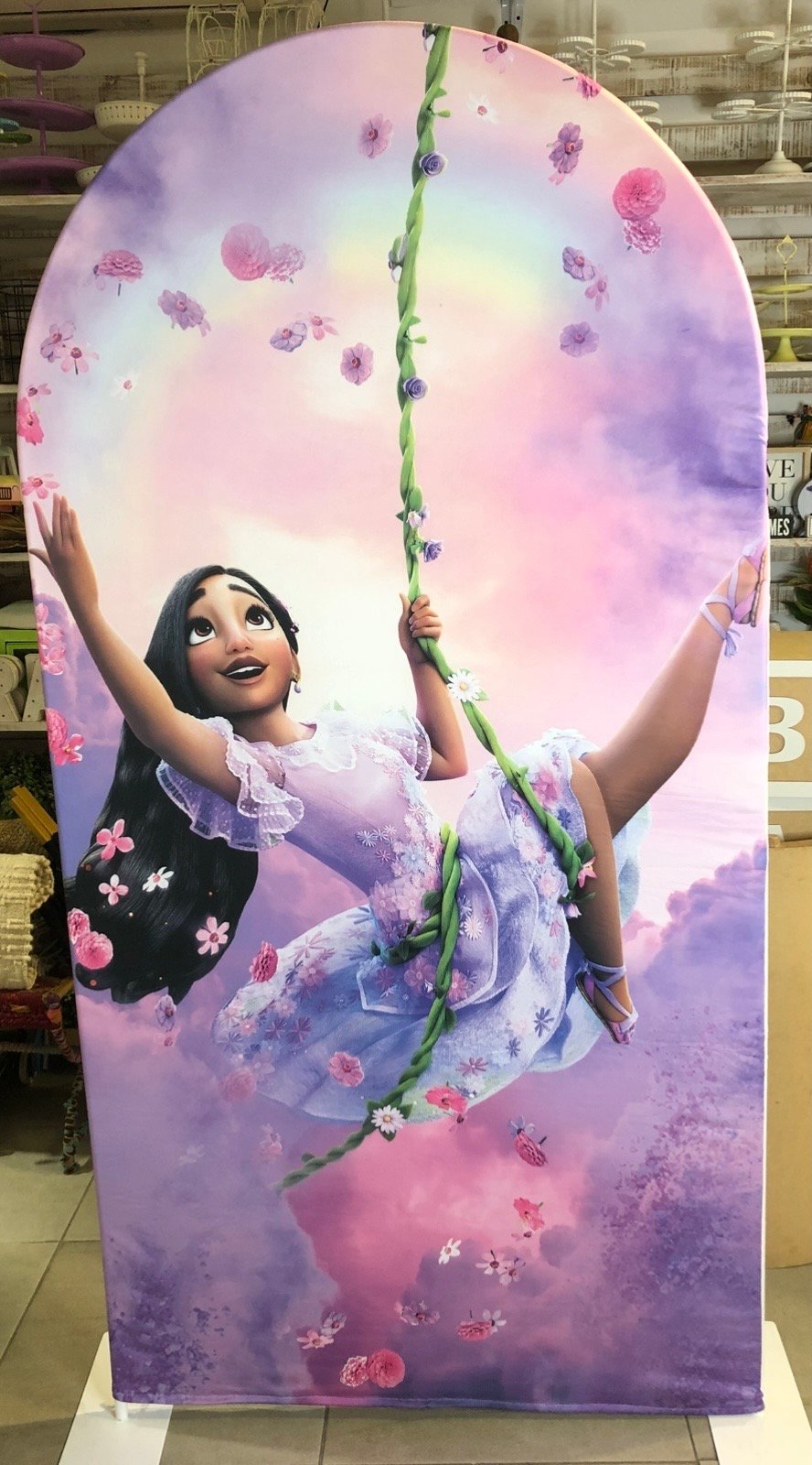 Estructura Mas Tela Isabela Punta Ovalada