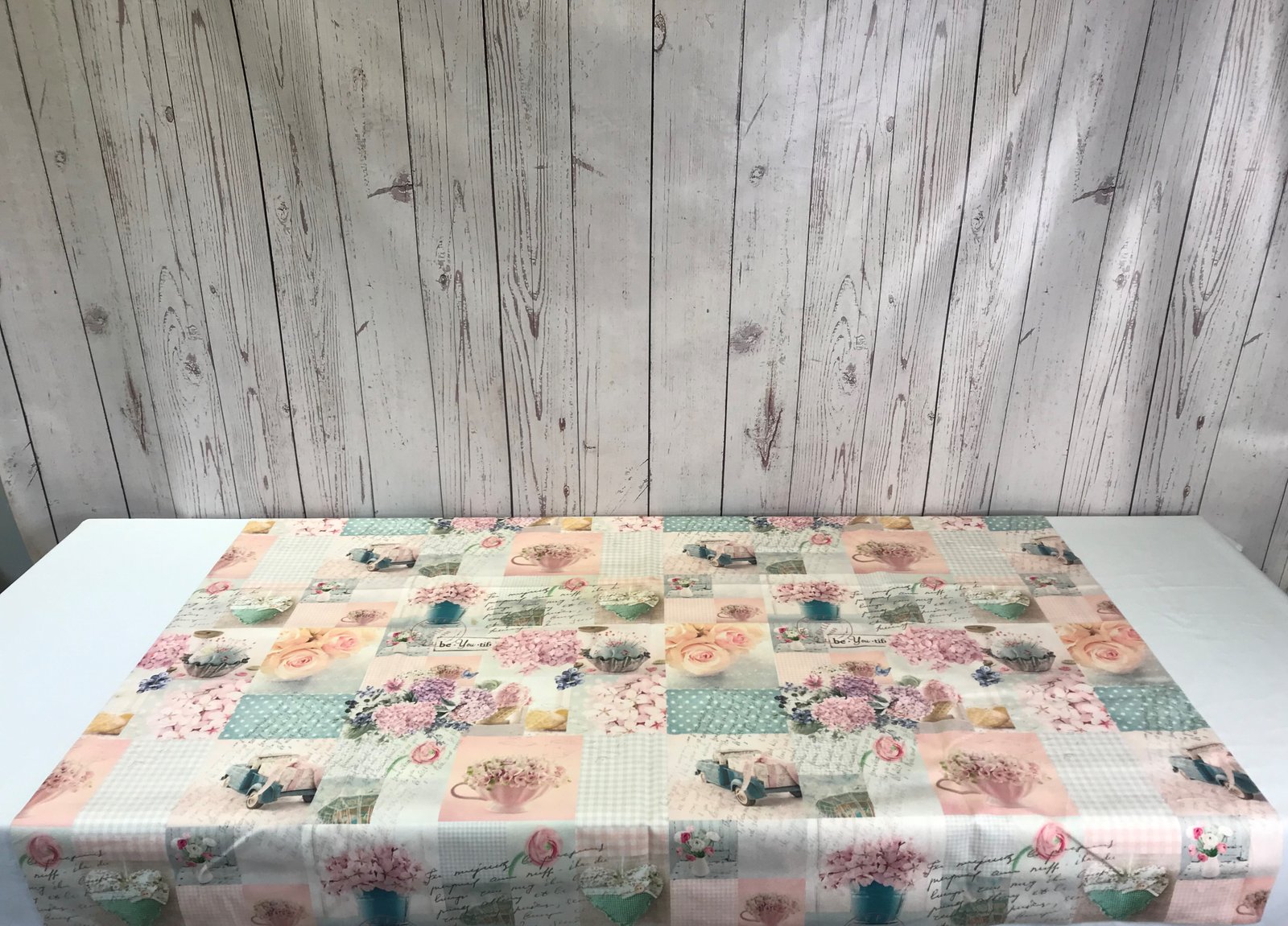 Mantel Pastel Te Y Flores