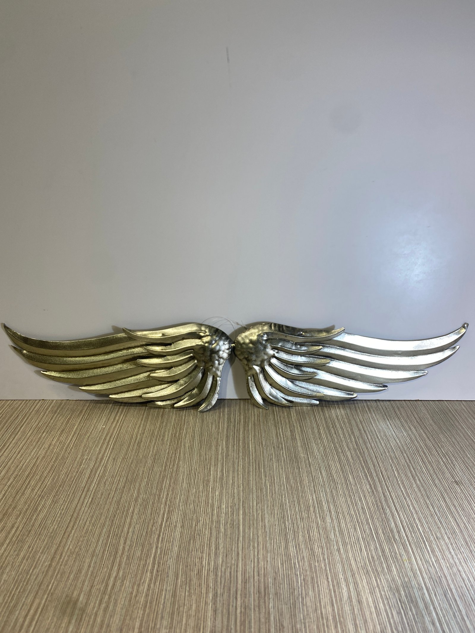 Ala Grande Plateada Para Colgar