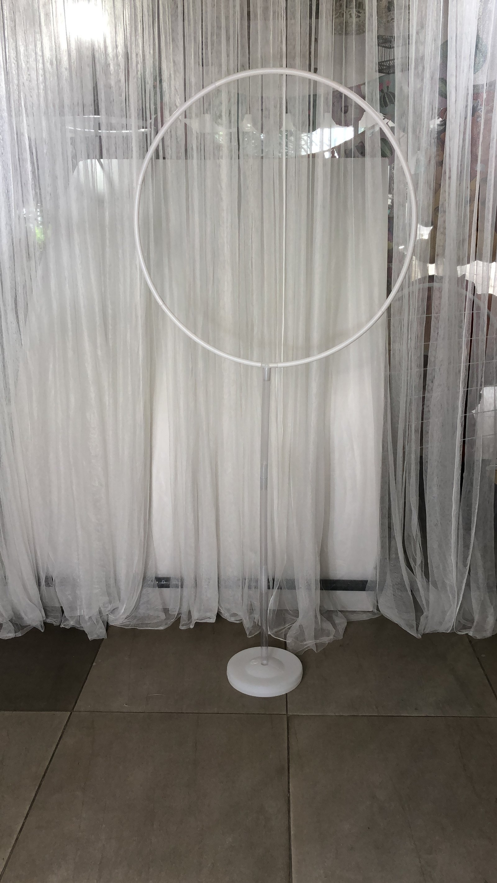 Aro Desarmable Plastico Blanco