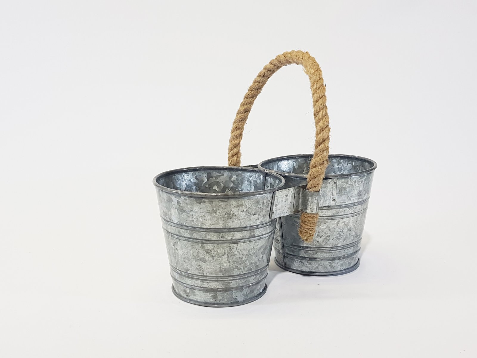 Balde Laton Doble Agarradera Cabuya Mediano