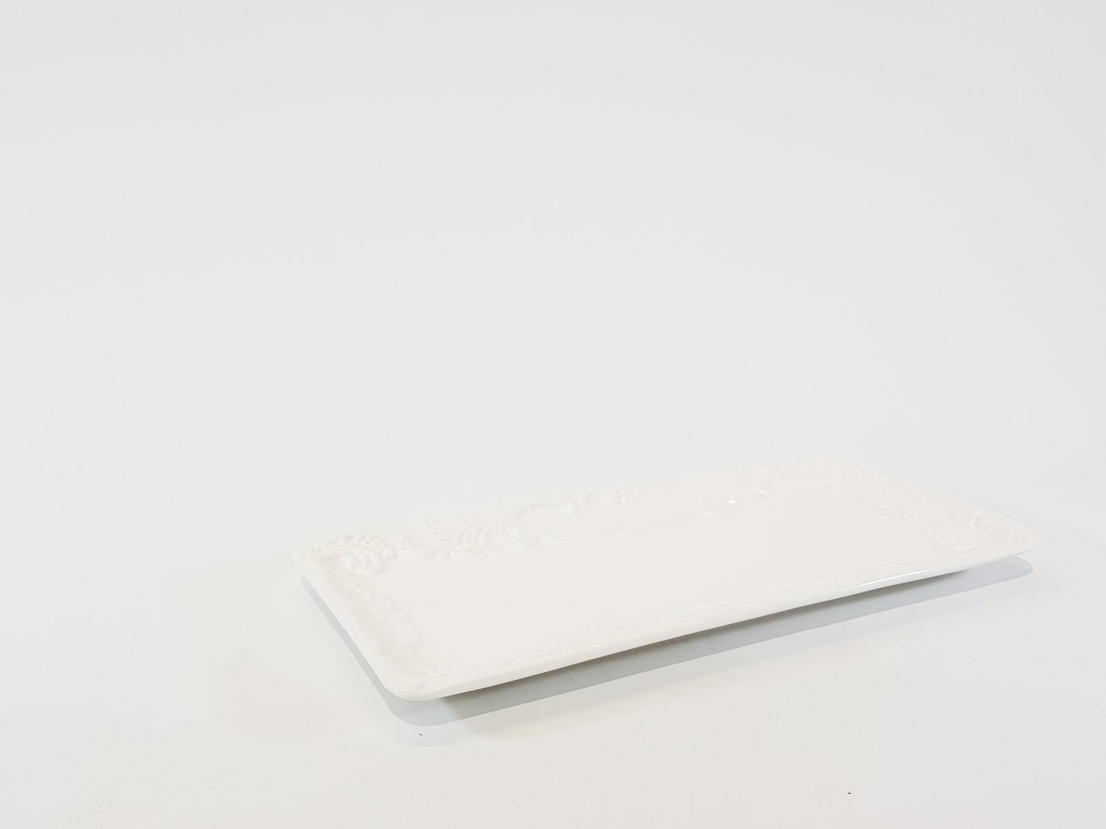 Bandeja Acrilica Rectangular Maxi Japonesa Blanca