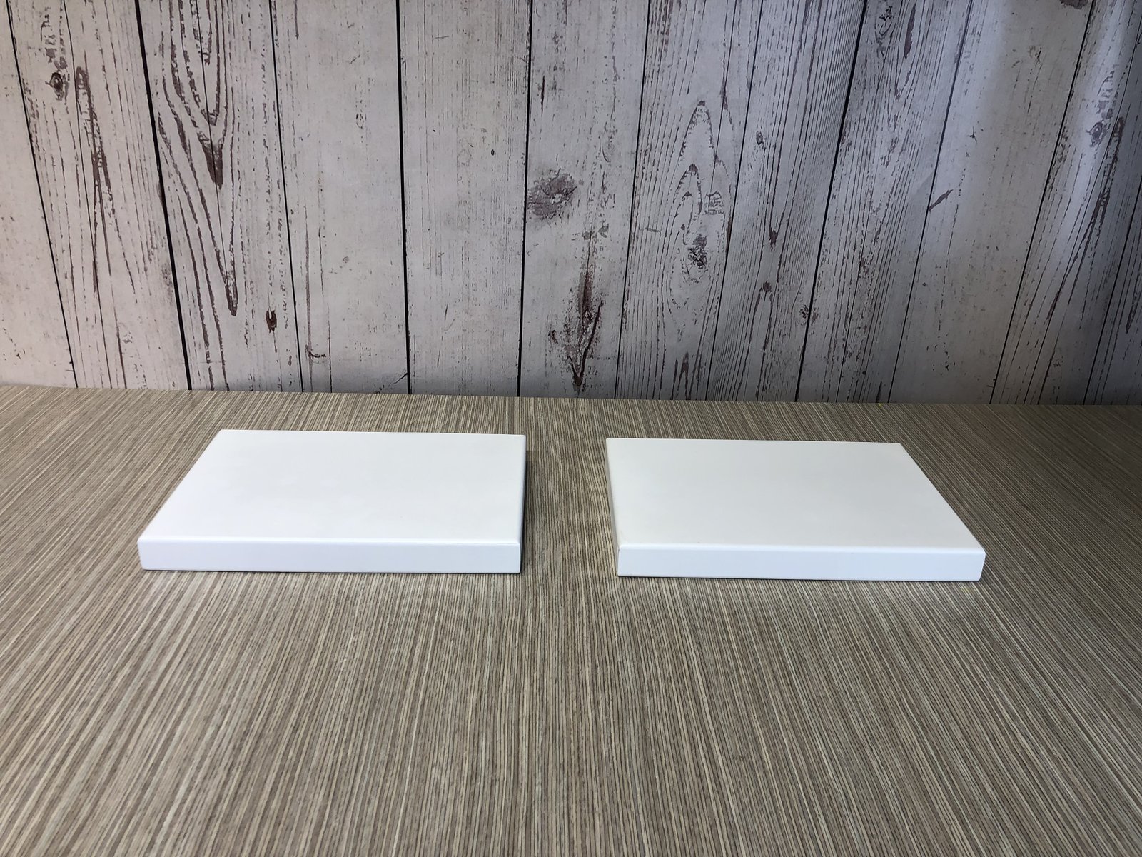 Bandeja Madera Cuadrada Blanca Pequeña 