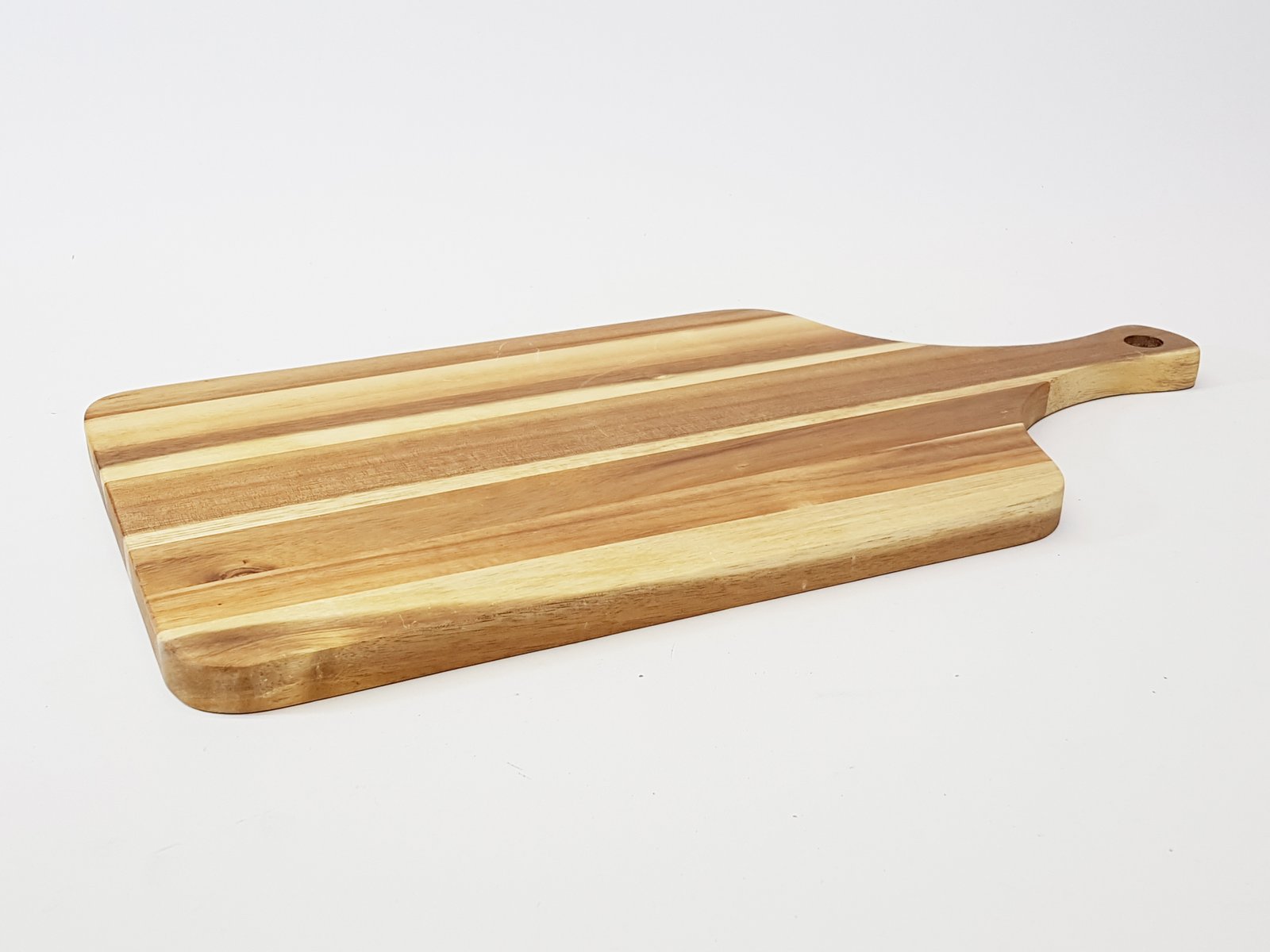 Bandeja Rectangular Madera Con Agarradera Mango Grande