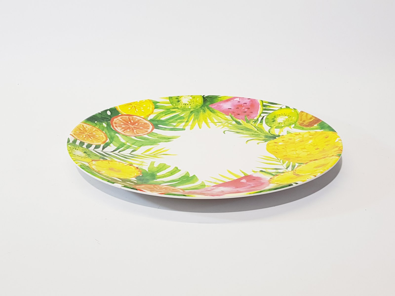 Bandeja Redonda Acrilica Frutas Tropicales Grande