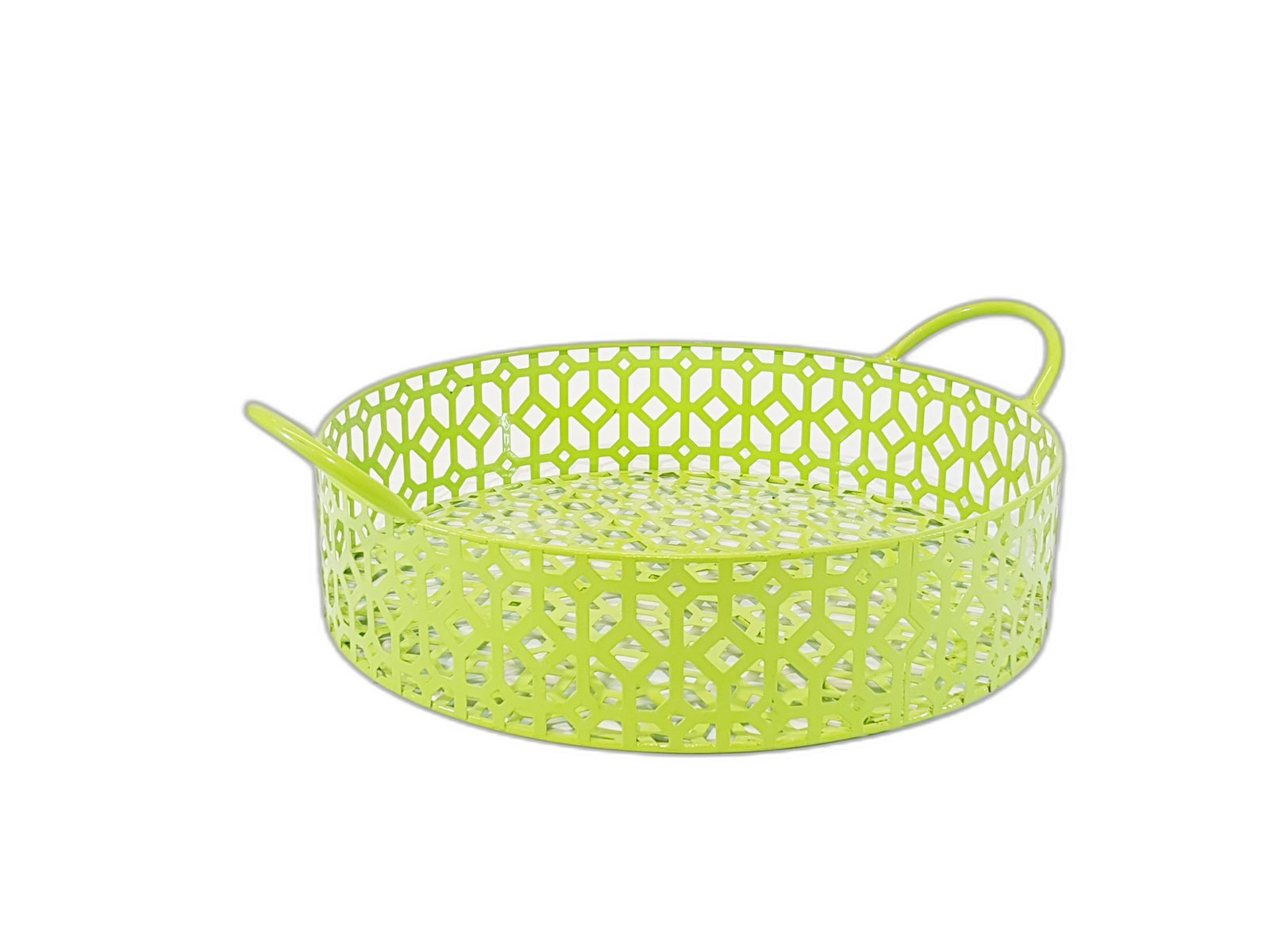 Bandeja Redonda Laton Verde