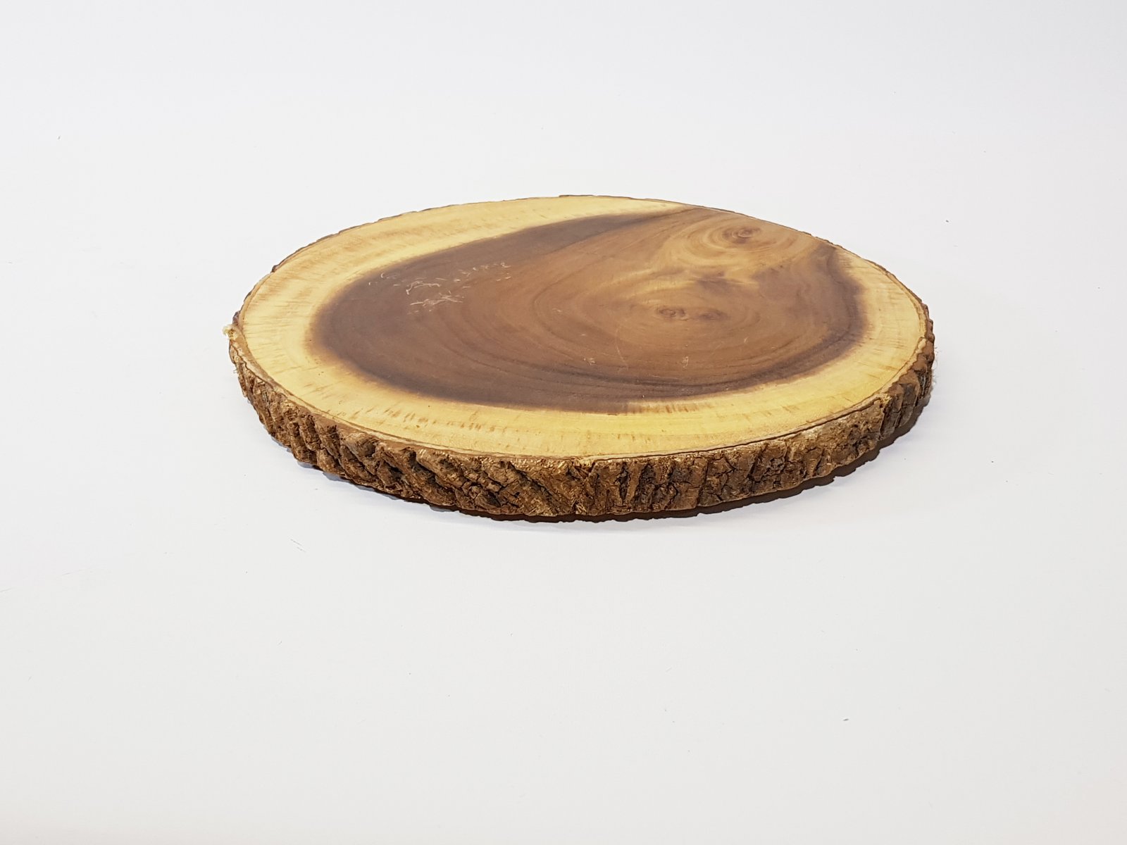 Bandeja Redonda Tipo Corteza Grande