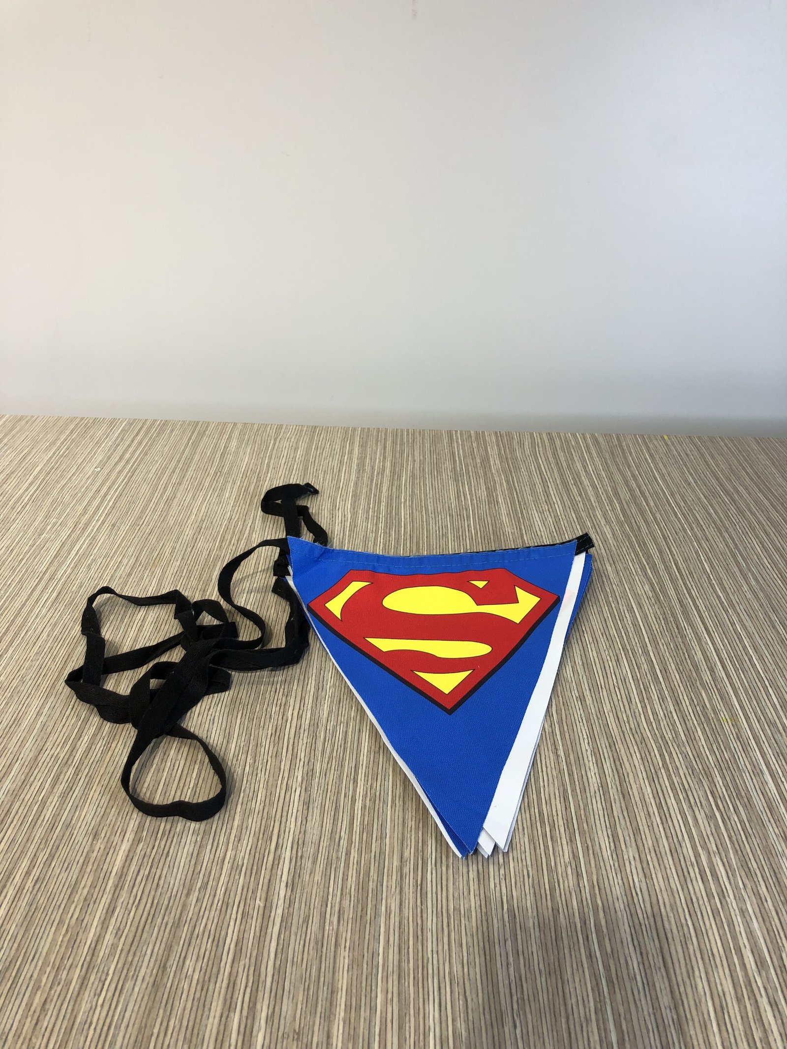 Banderin Lona Plastica Súper Man