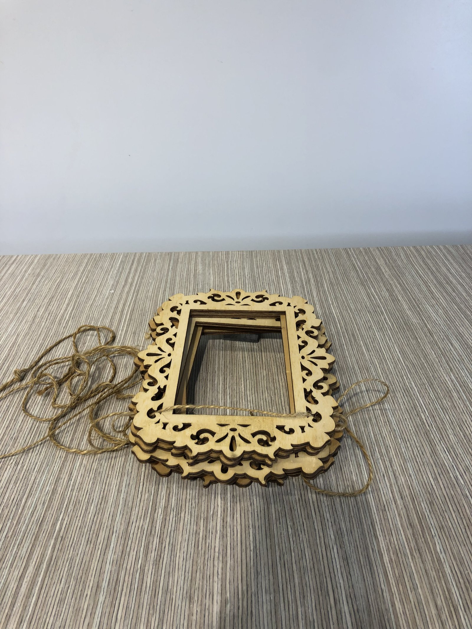 Banderin Madera 6 Marcos Dorados 3.40 Mt