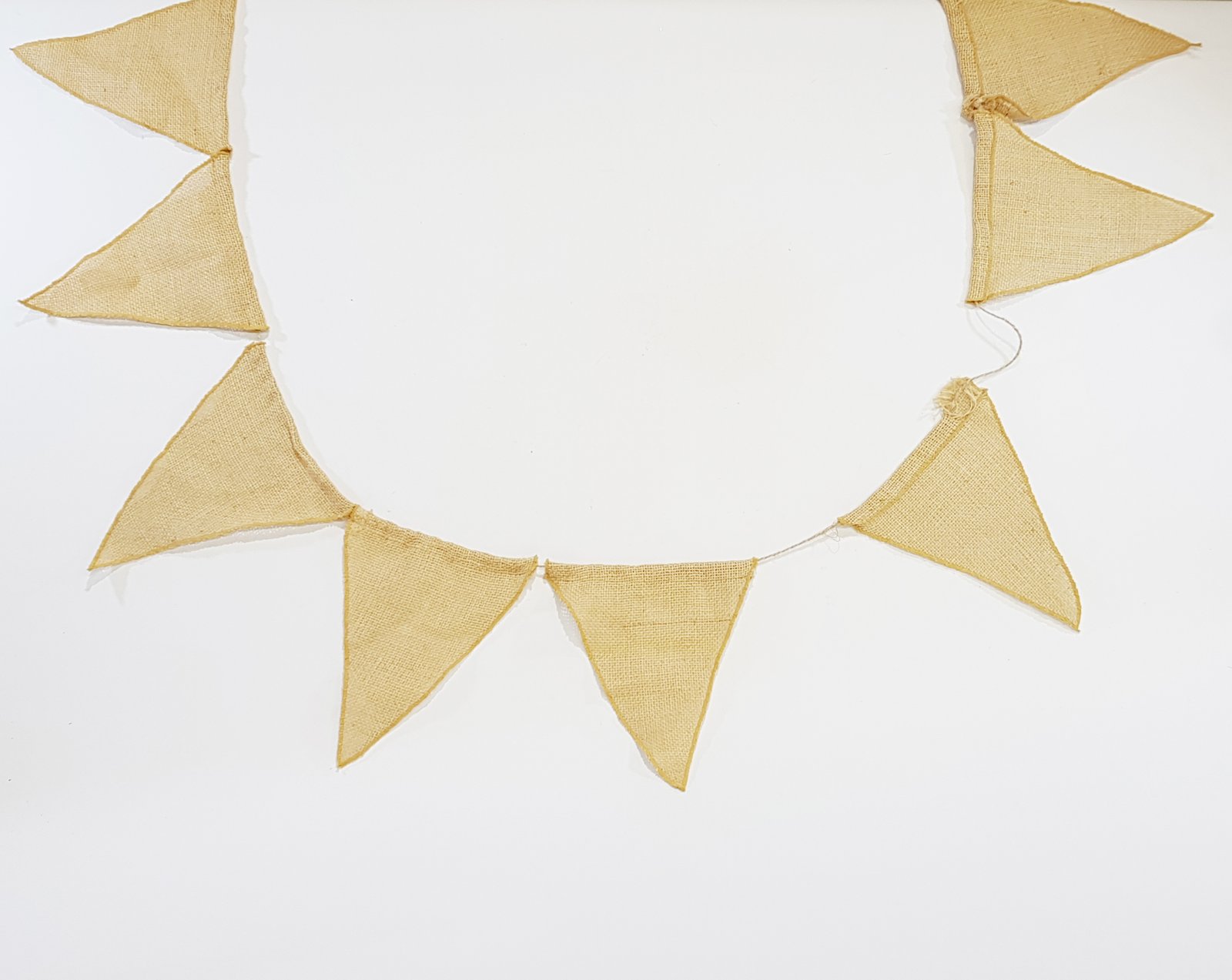 Banderin Yute Borde Naranja 2.60 Mt