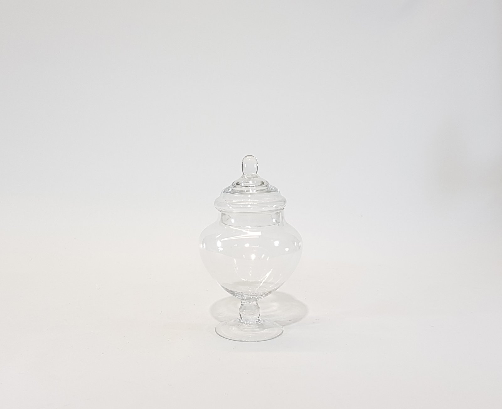 Bombonera Mini Barrigona Con Pedestal Tapa Boton