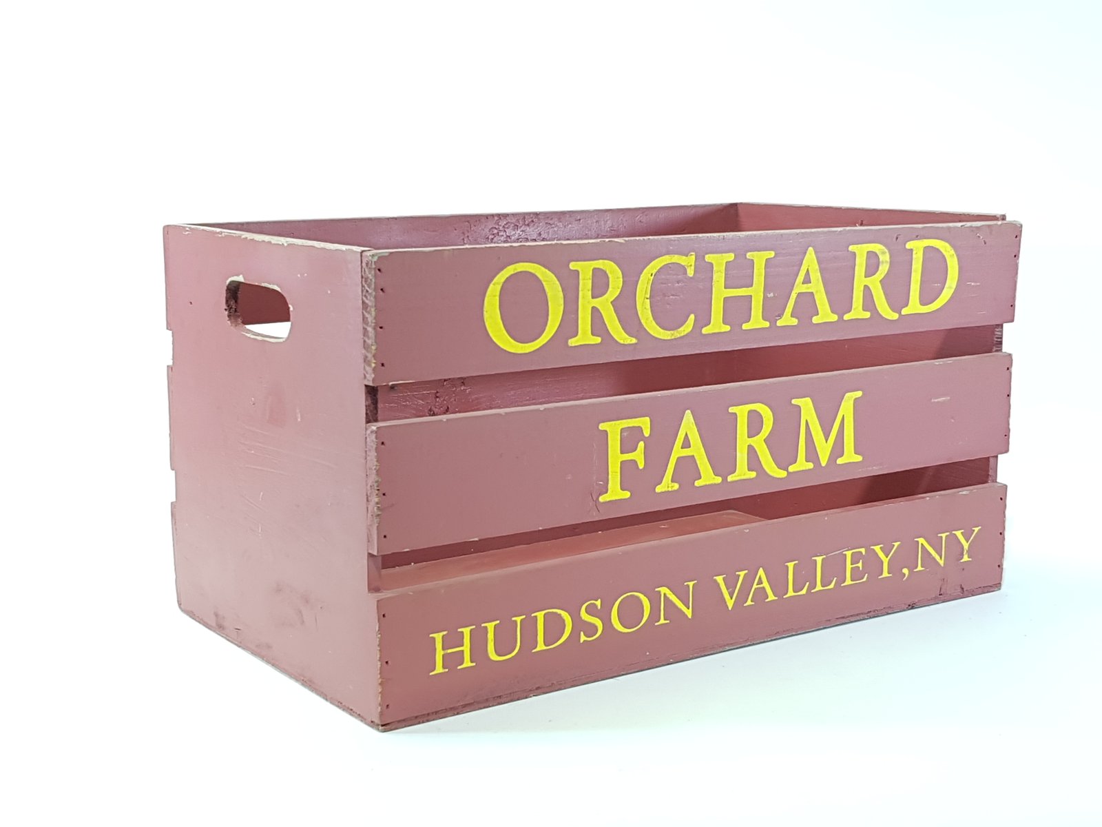 Caja Madera Orchard Roja Grande