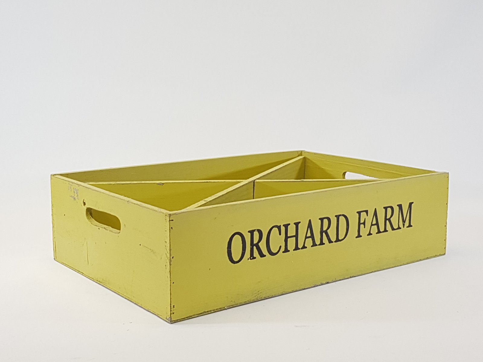 Caja Madera Orchard  Divisiones Mostaza Grande