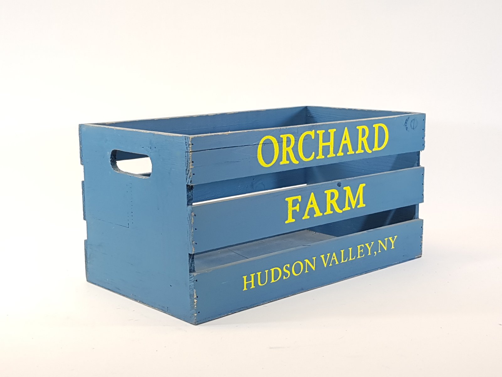 Caja Madera Orchard Azul  Pequeña