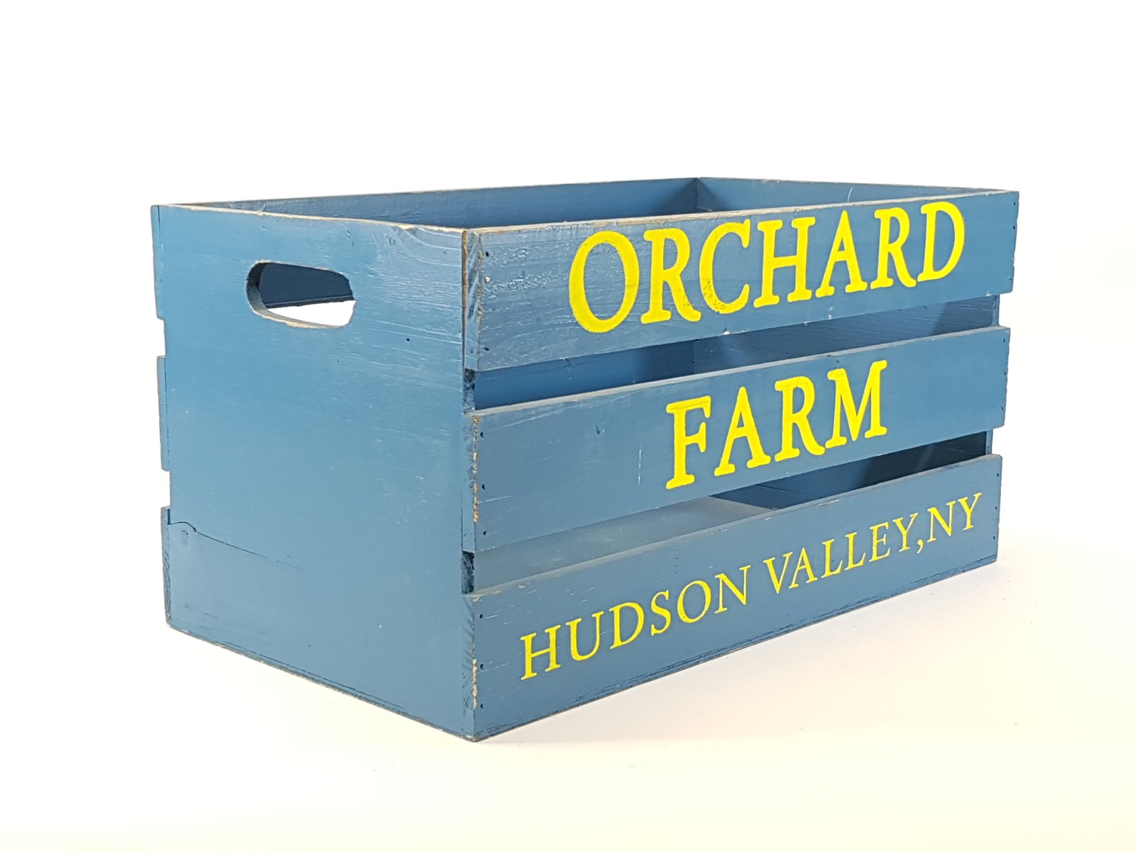 Caja Madera Orchard Azul Grande