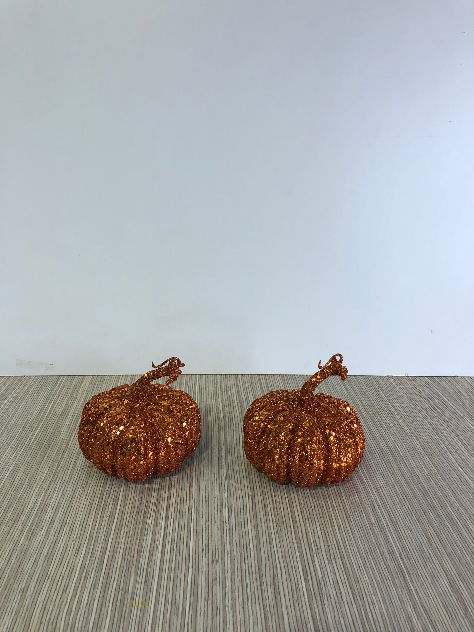 Calabaza Naranja Pequeña Lentejuelas