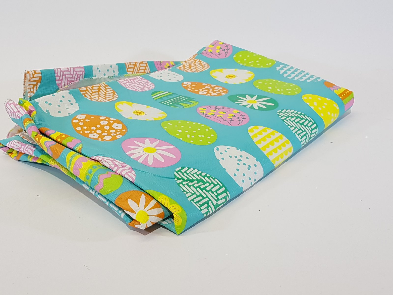 Camino Huevos Pascua Y Flores Doble Fax Pequeno 1.20 Largo X 35 Ancho