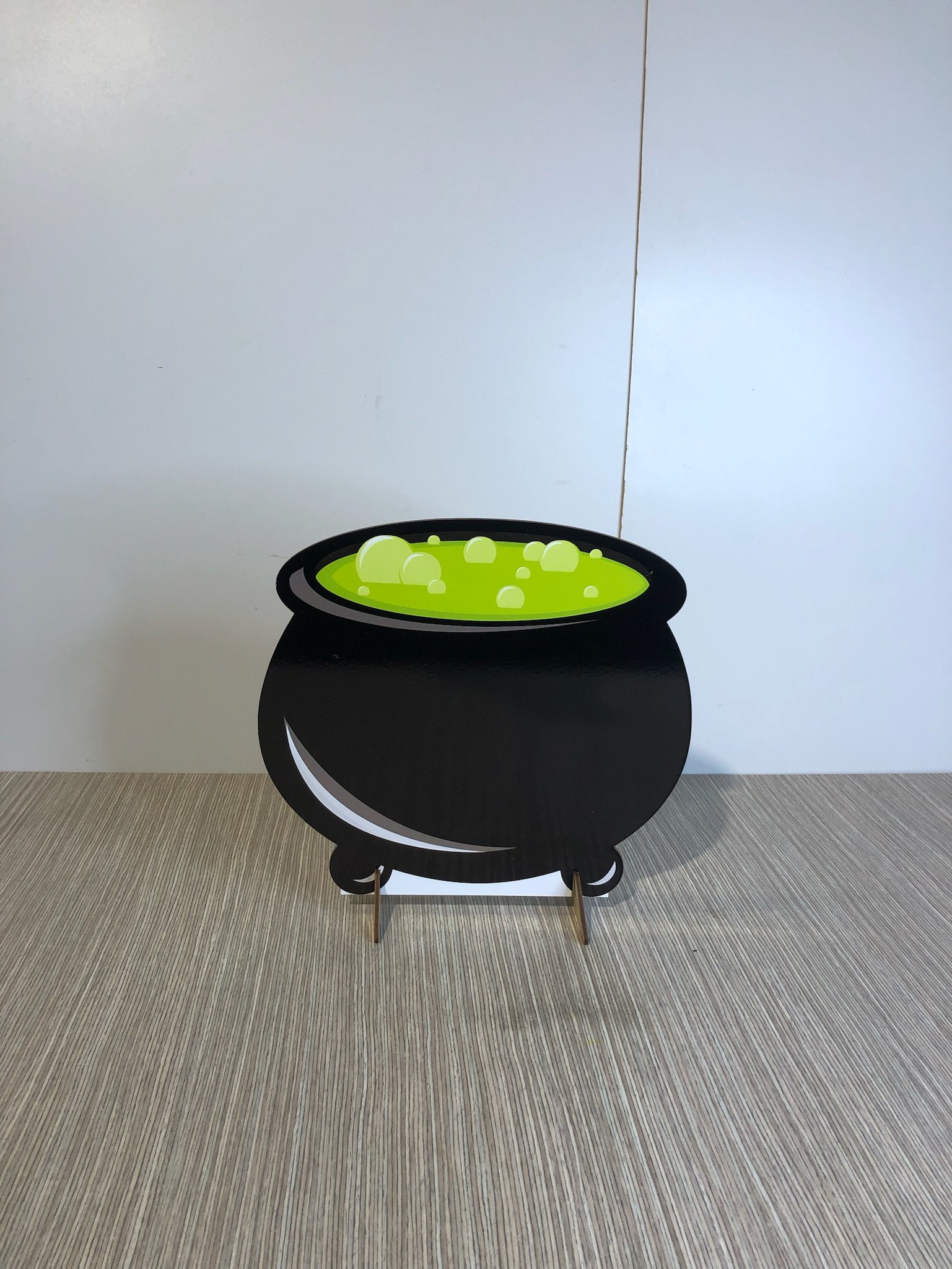 Caldero Mdf Con Verde 30Cm