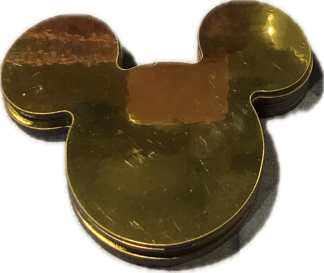 Cara Minnie Dorada Mdf